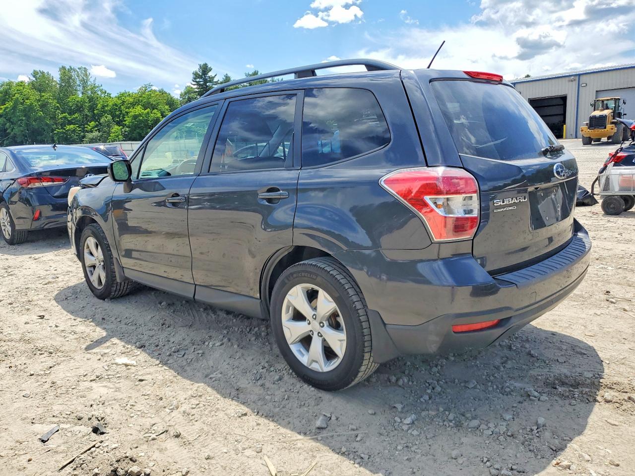 2014 Subaru Forester 2.5i Premium Gray vin: JF2SJAEC5EH493330