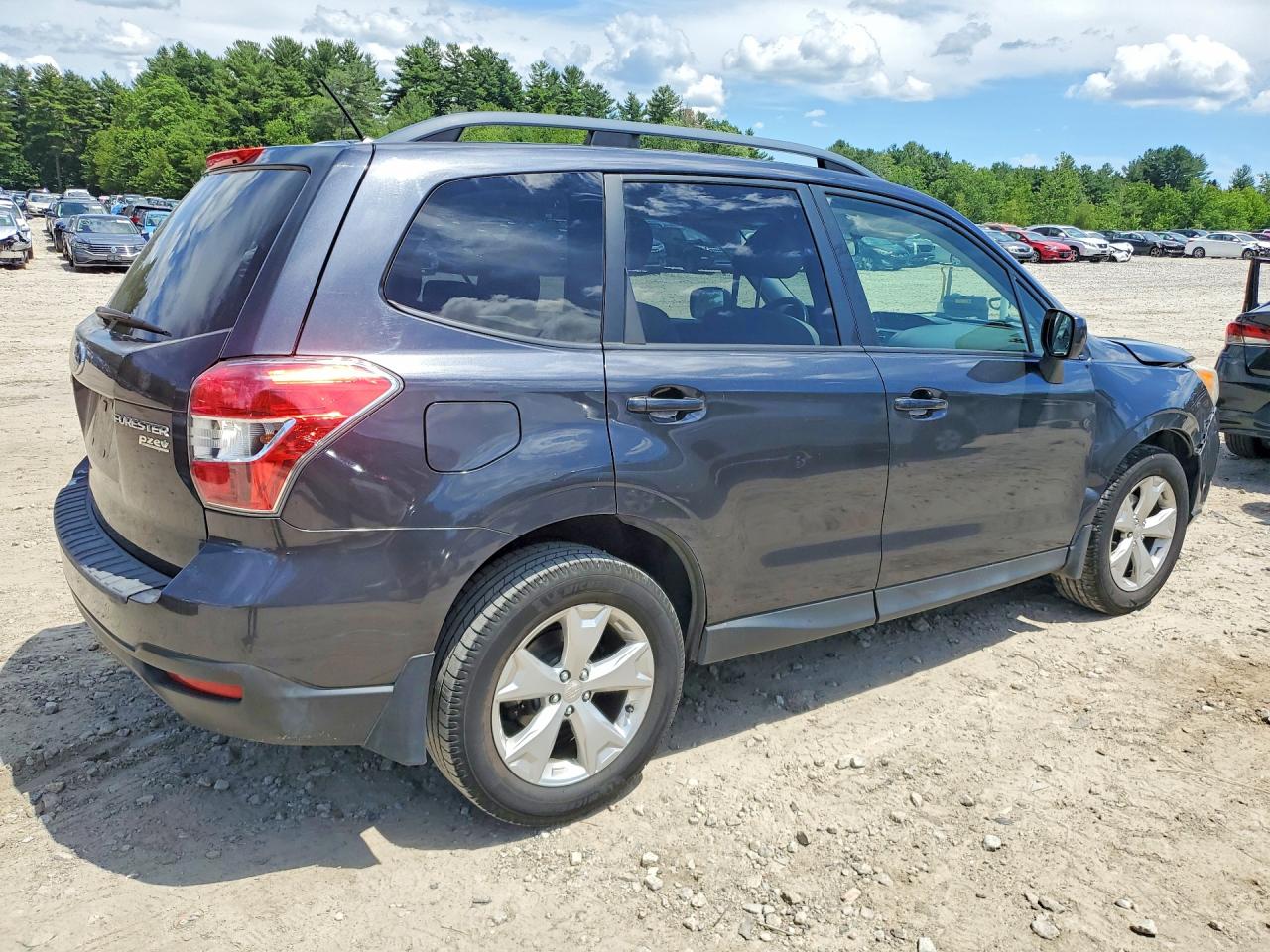 2014 Subaru Forester 2.5i Premium Gray vin: JF2SJAEC5EH493330