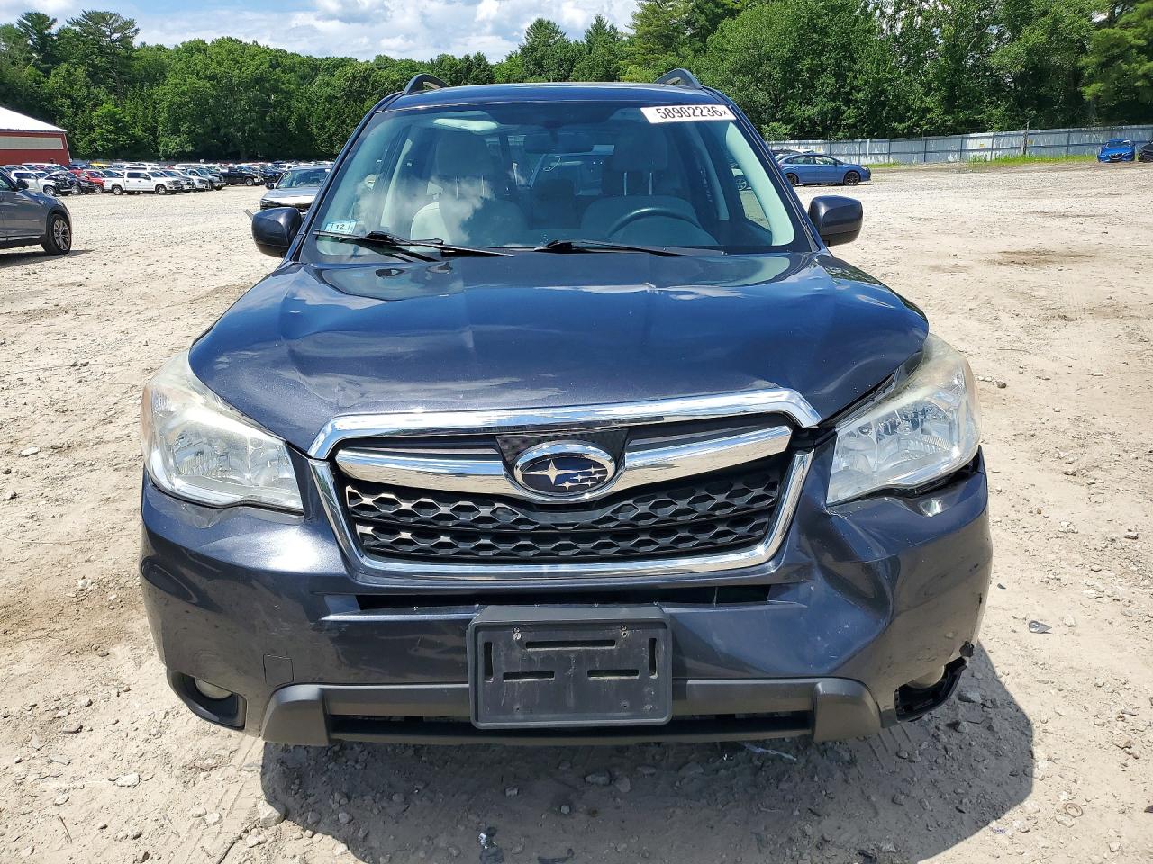 2014 Subaru Forester 2.5i Premium Gray vin: JF2SJAEC5EH493330