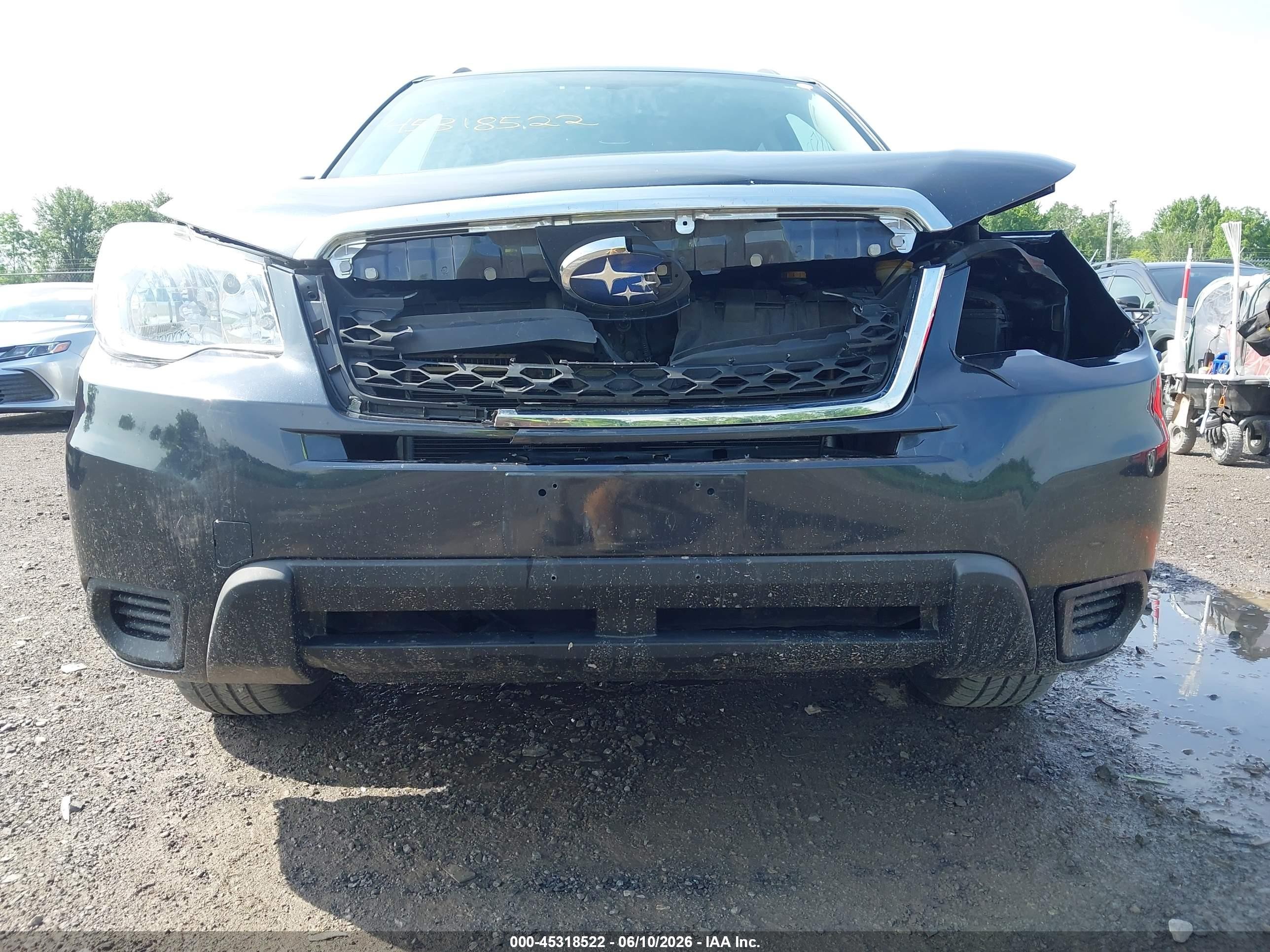 2014 Subaru Forester 2.5i Premium Blue vin: JF2SJAEC5EH495806