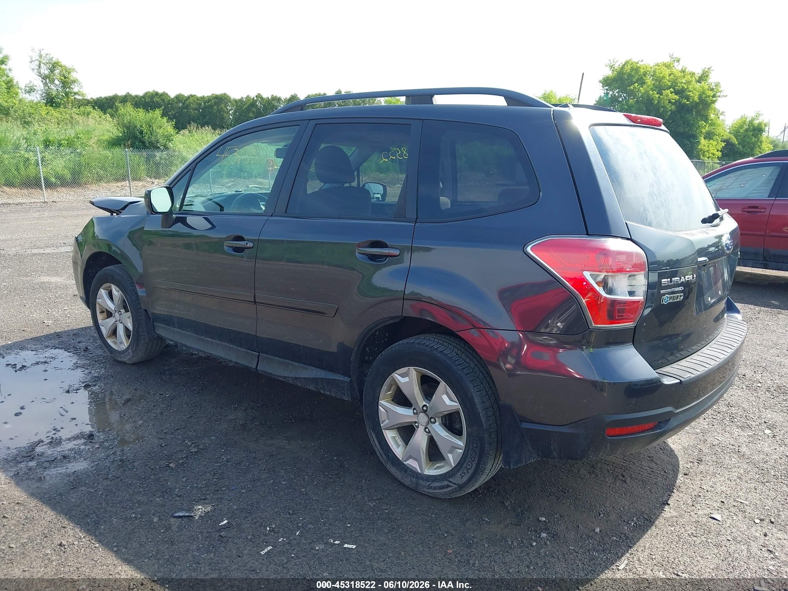 2014 Subaru Forester 2.5i Premium Blue vin: JF2SJAEC5EH495806