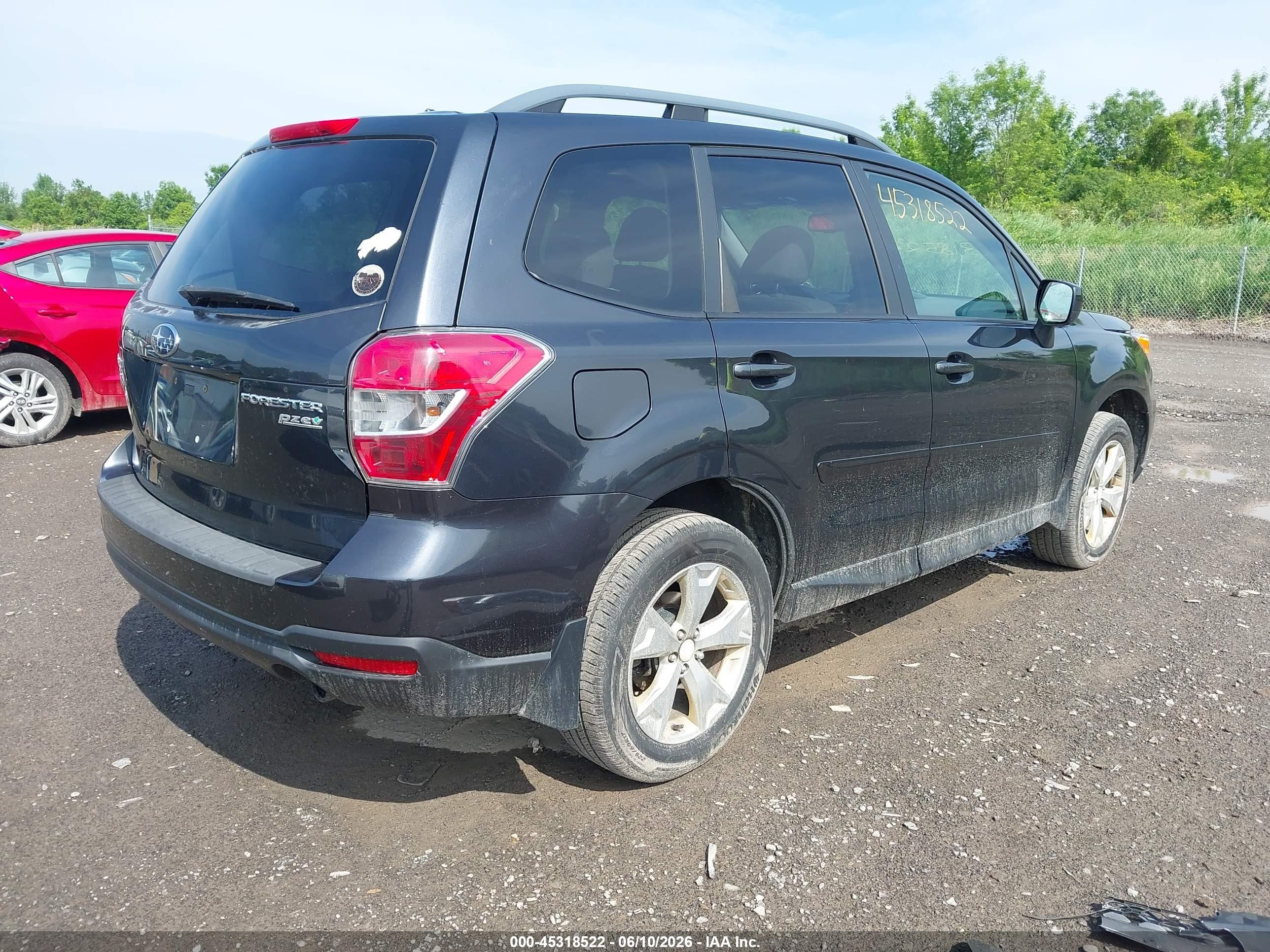 2014 Subaru Forester 2.5i Premium Blue vin: JF2SJAEC5EH495806