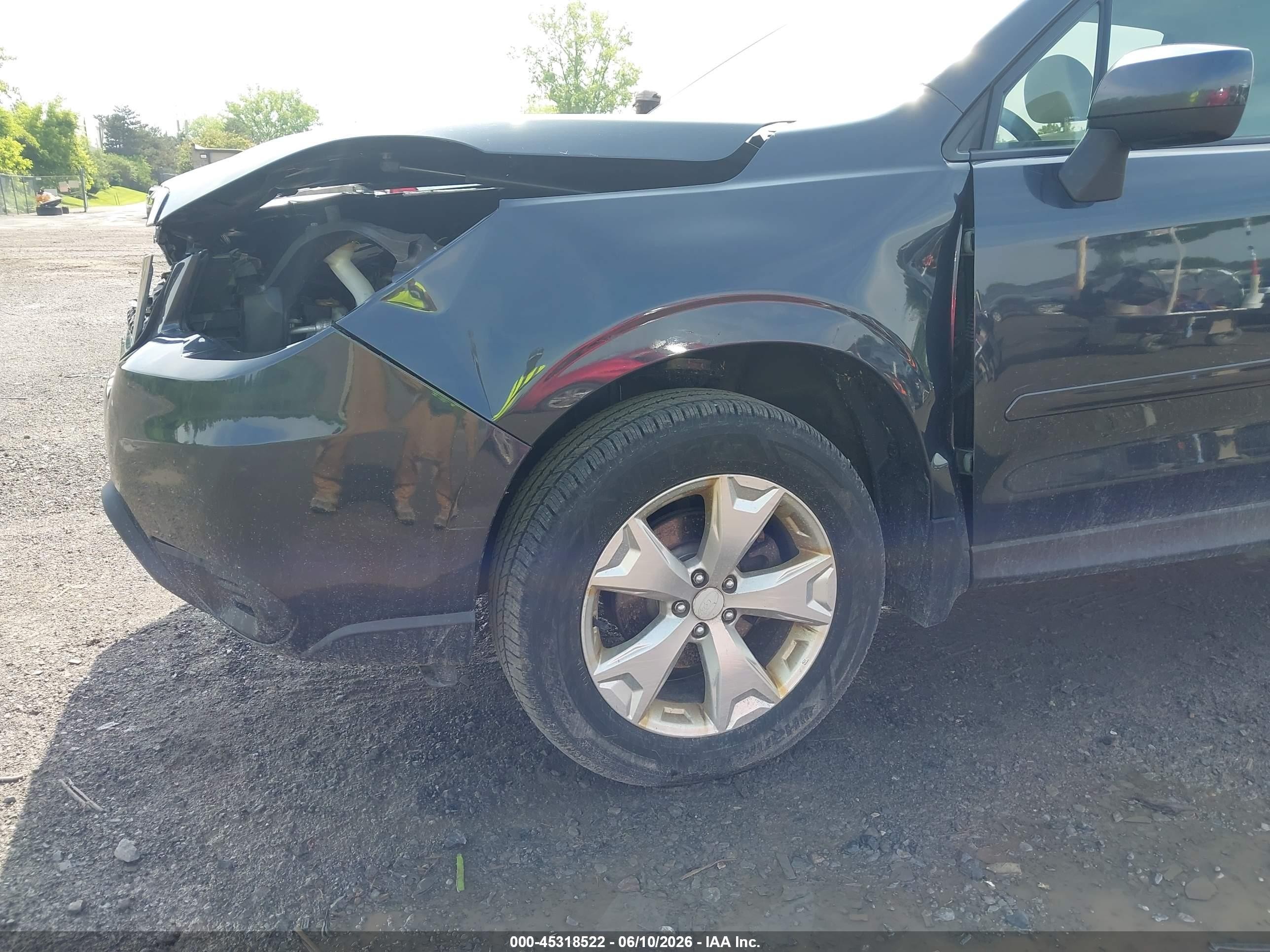 2014 Subaru Forester 2.5i Premium Blue vin: JF2SJAEC5EH495806
