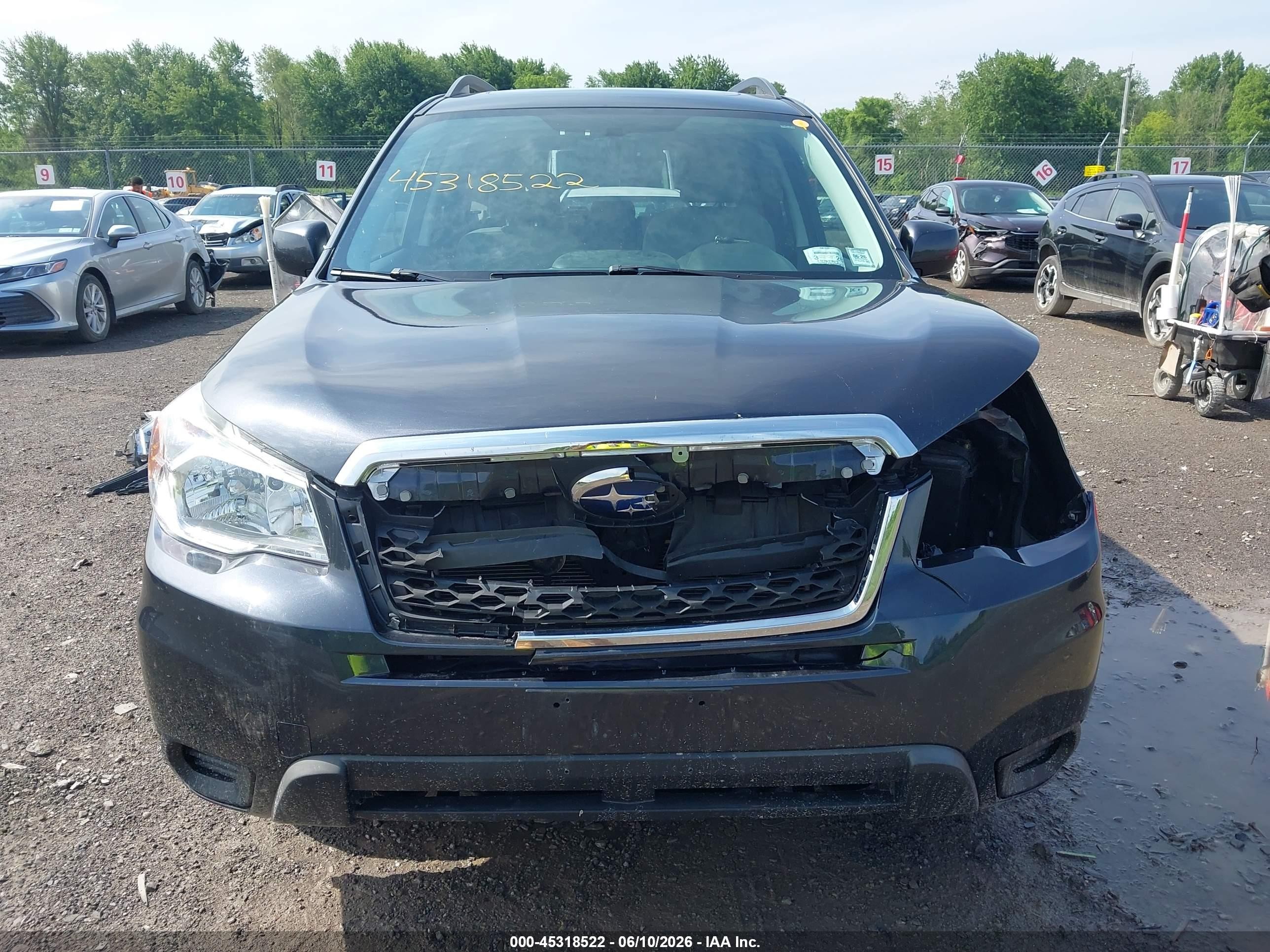 2014 Subaru Forester 2.5i Premium Blue vin: JF2SJAEC5EH495806