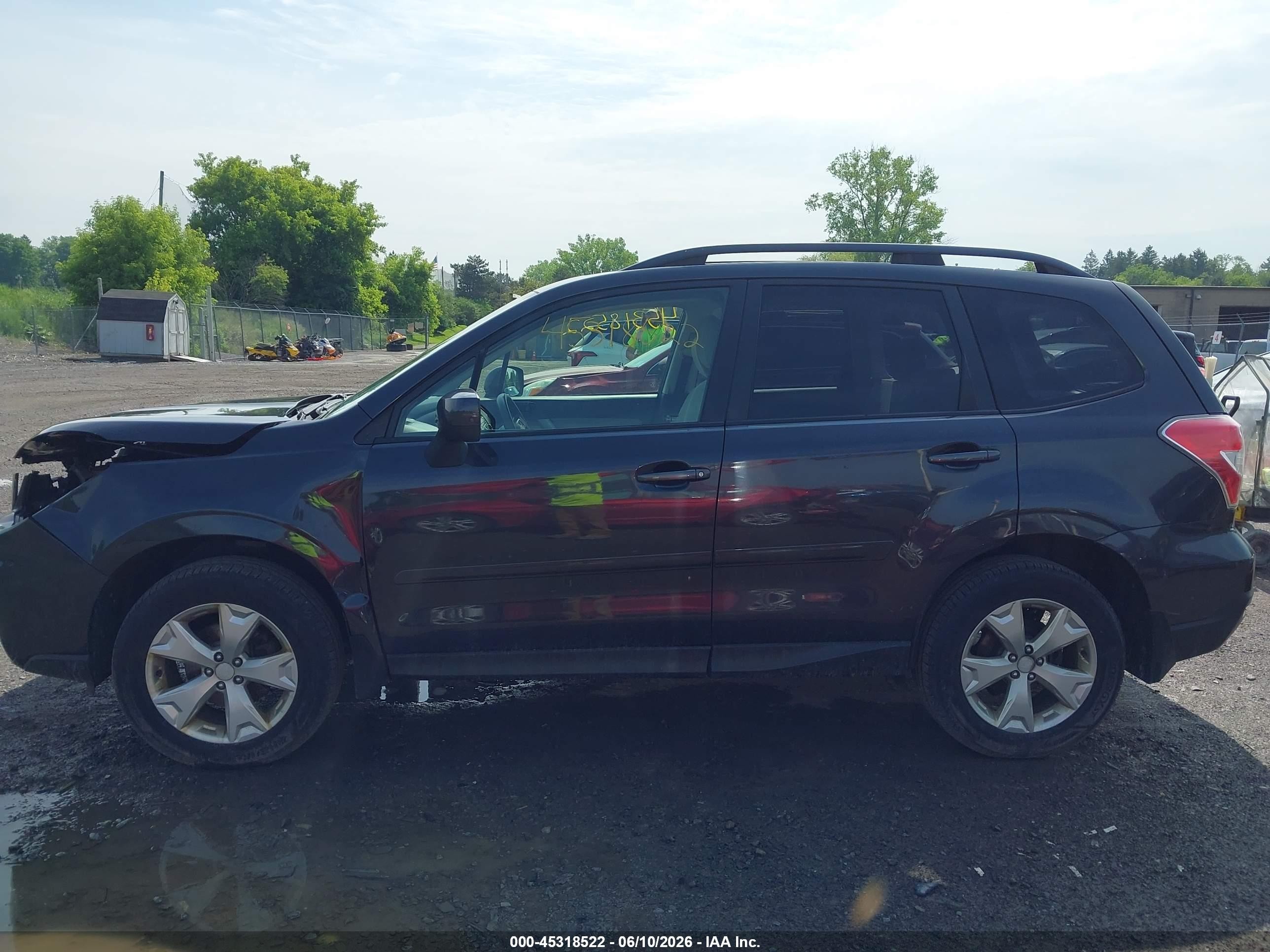 2014 Subaru Forester 2.5i Premium Blue vin: JF2SJAEC5EH495806