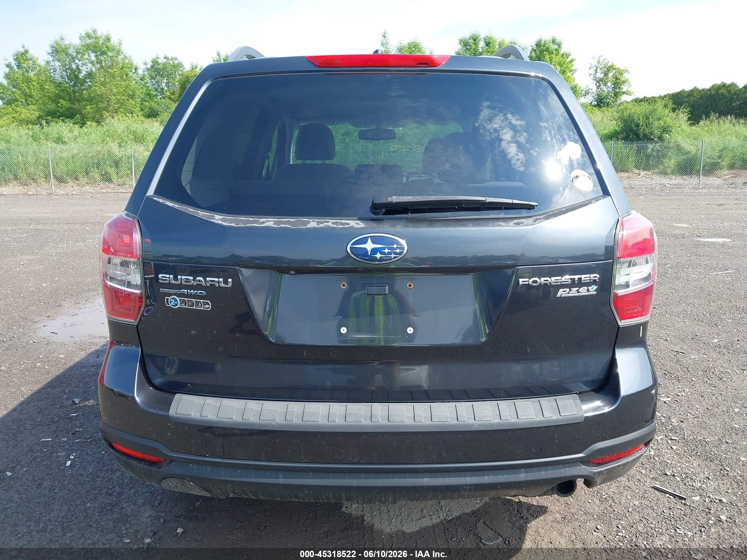 2014 Subaru Forester 2.5i Premium Blue vin: JF2SJAEC5EH495806
