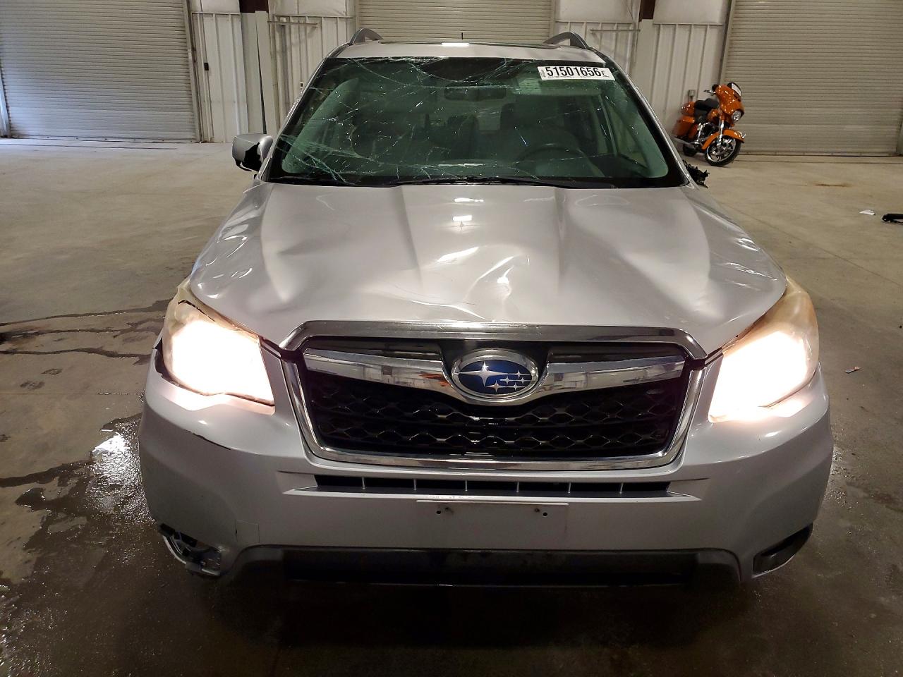2014 Subaru Forester 2.5i Premium Silver vin: JF2SJAEC5EH498964