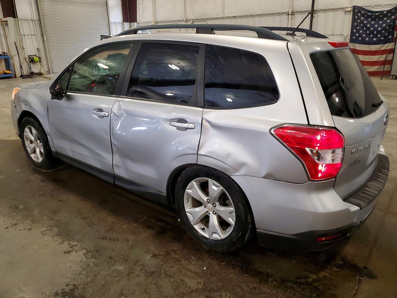2014 Subaru Forester 2.5i Premium Silver vin: JF2SJAEC5EH498964