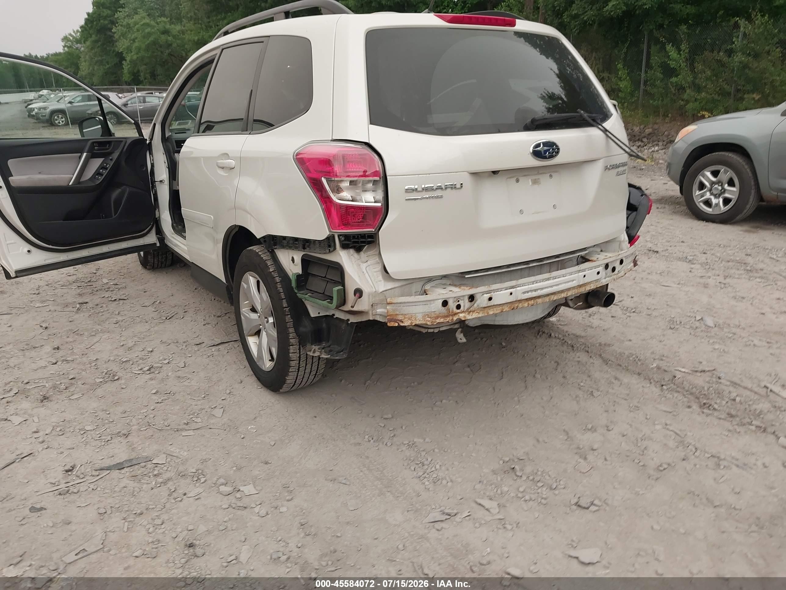 2014 Subaru Forester 2.5i Premium Кремовый vin: JF2SJAEC5EH508456