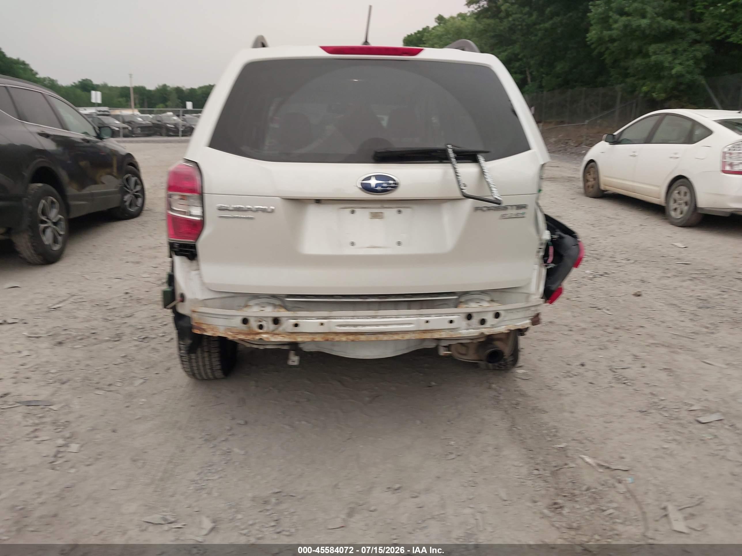 2014 Subaru Forester 2.5i Premium Кремовый vin: JF2SJAEC5EH508456