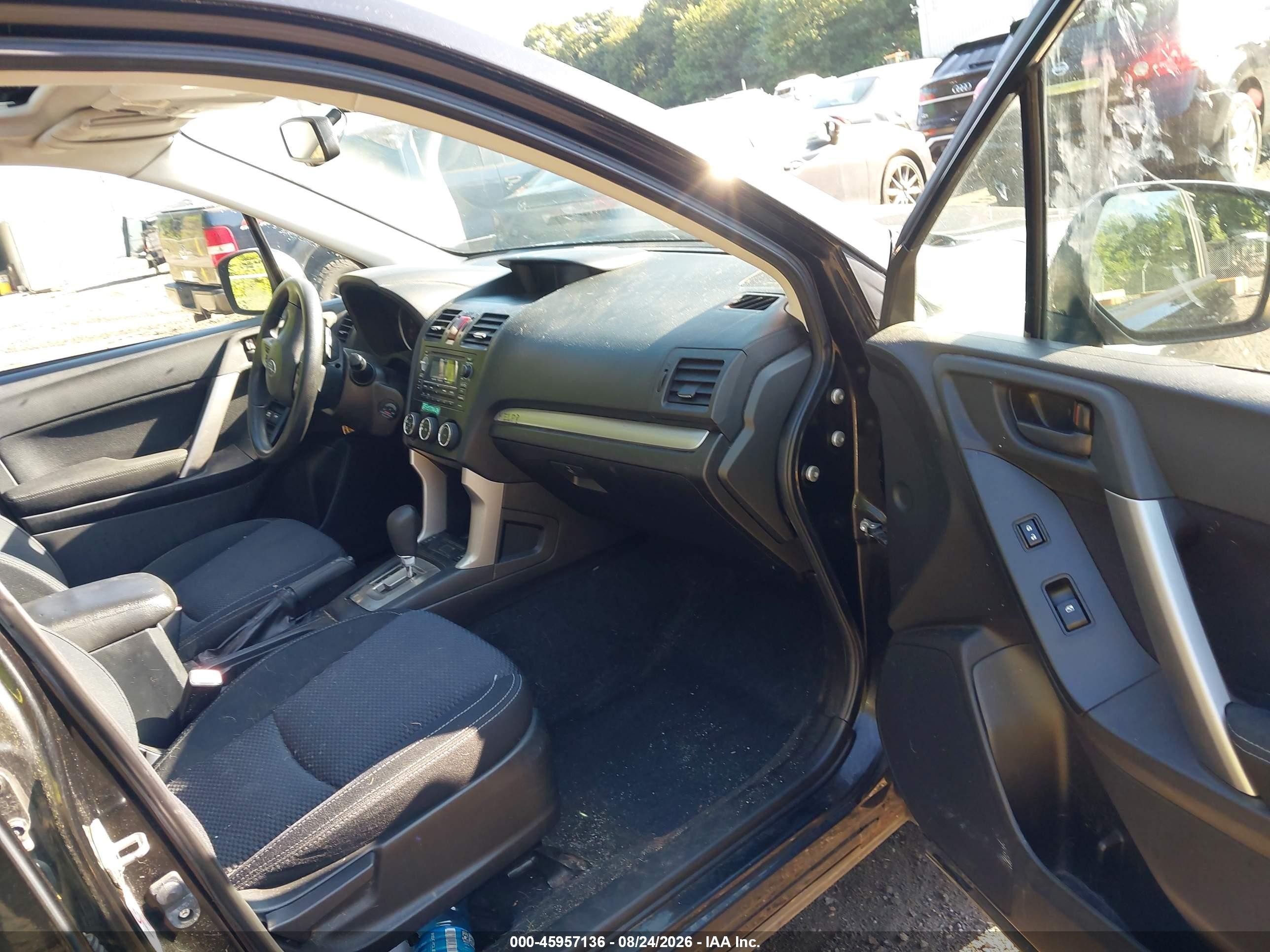 2014 Subaru Forester 2.5i Premium Черный vin: JF2SJAEC5EH524088