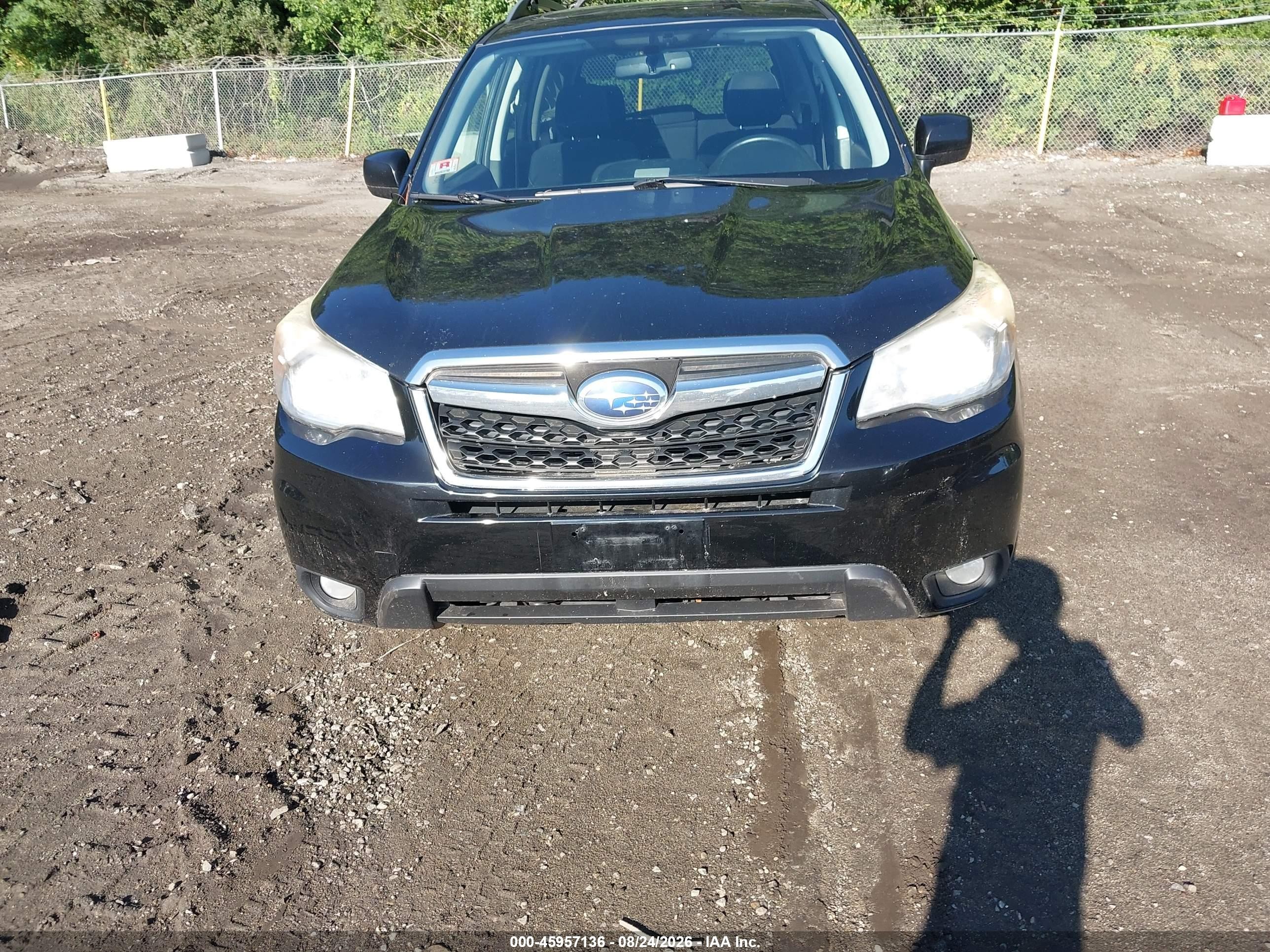 2014 Subaru Forester 2.5i Premium Черный vin: JF2SJAEC5EH524088