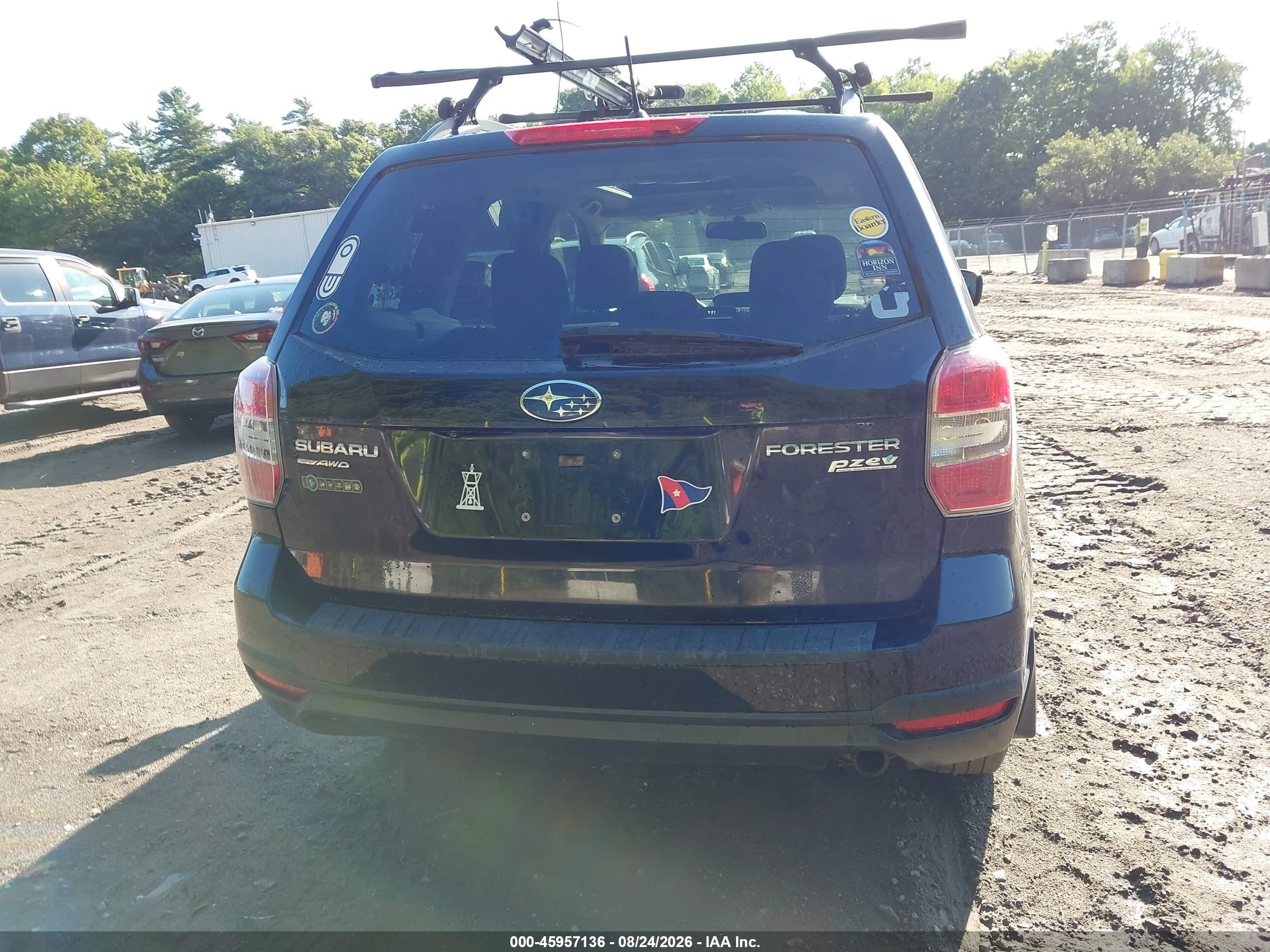 2014 Subaru Forester 2.5i Premium Черный vin: JF2SJAEC5EH524088