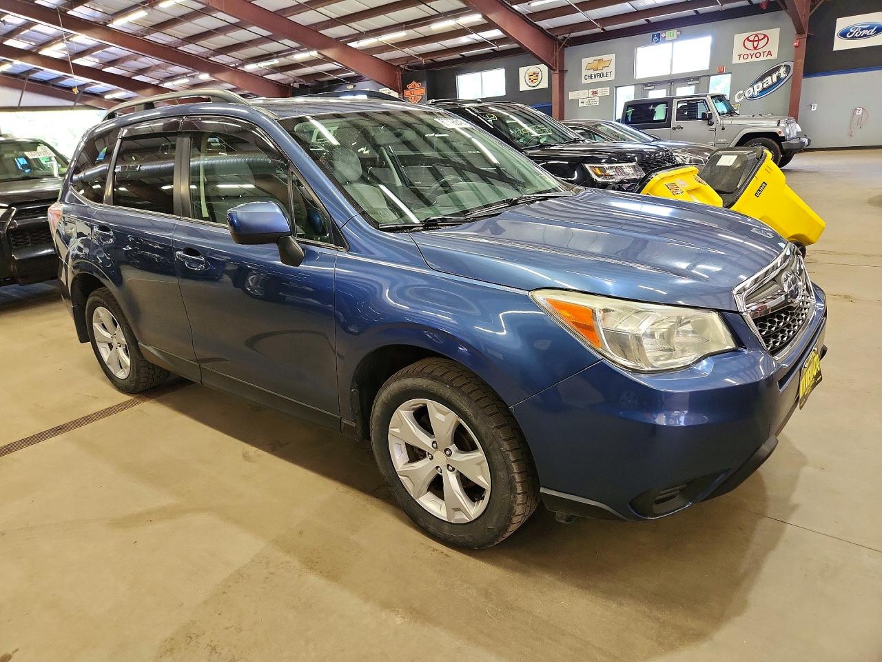 2014 Subaru Forester 2.5i Premium Blue vin: JF2SJAEC5EH526939