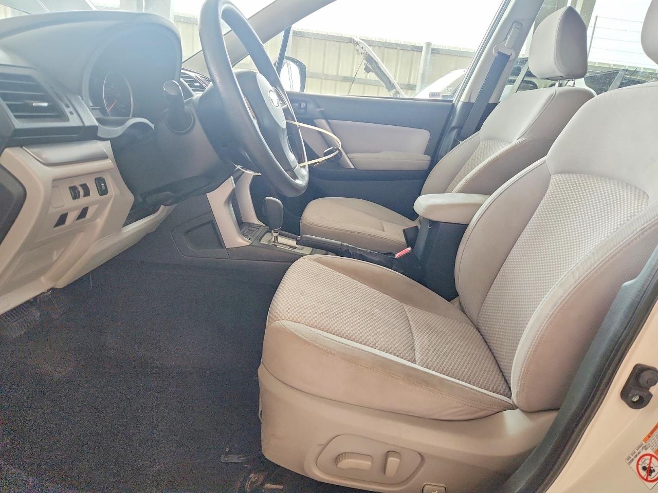 2014 Subaru Forester White vin: JF2SJAEC5EH547905