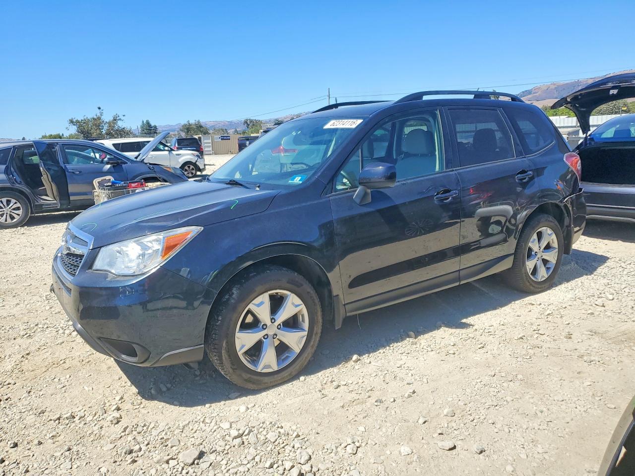 2014 Subaru Forester 2.5i Premium Черный vin: JF2SJAEC6EH407197