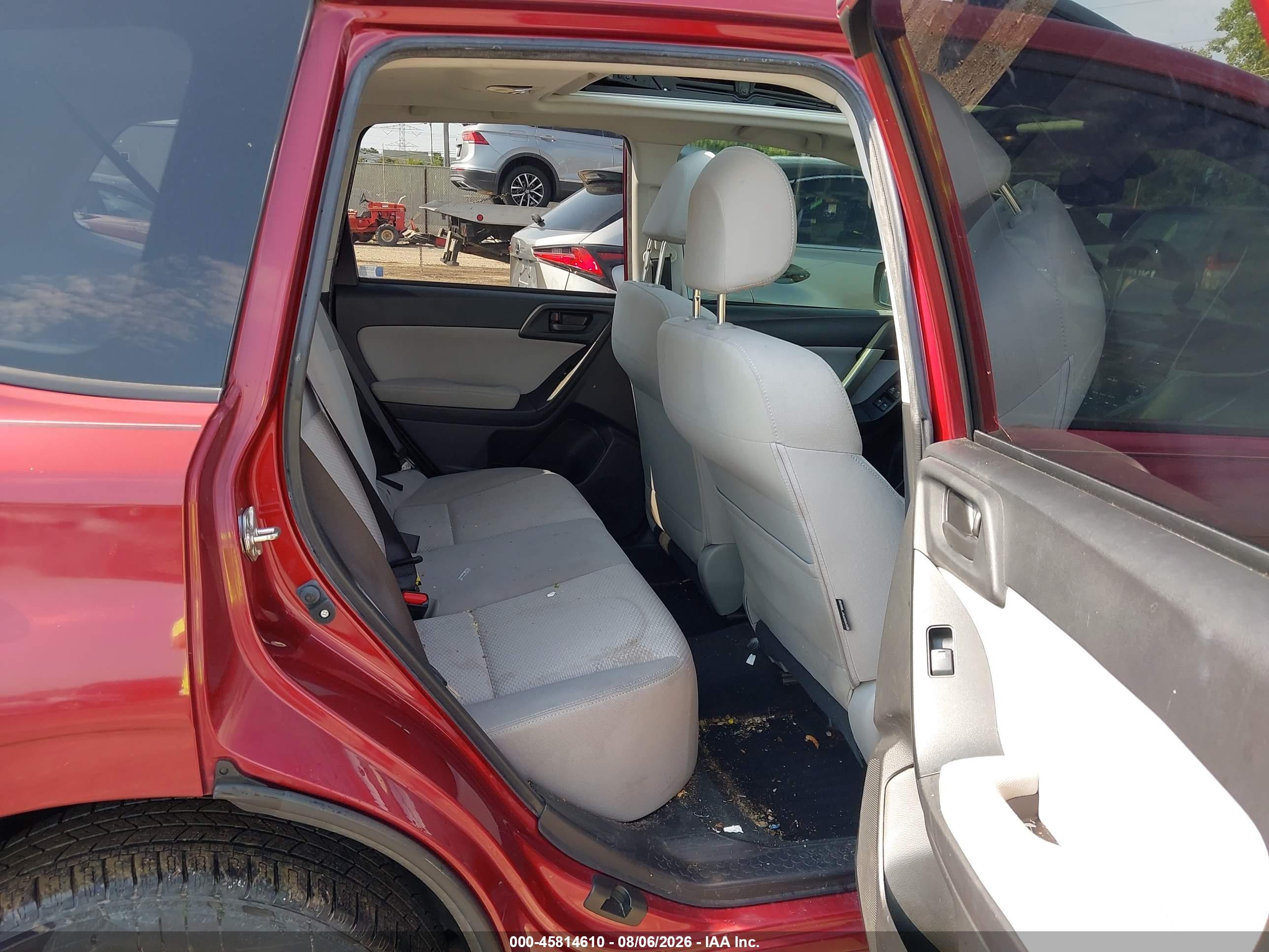 2014 Subaru Forester 2.5i Premium Red vin: JF2SJAEC6EH420466