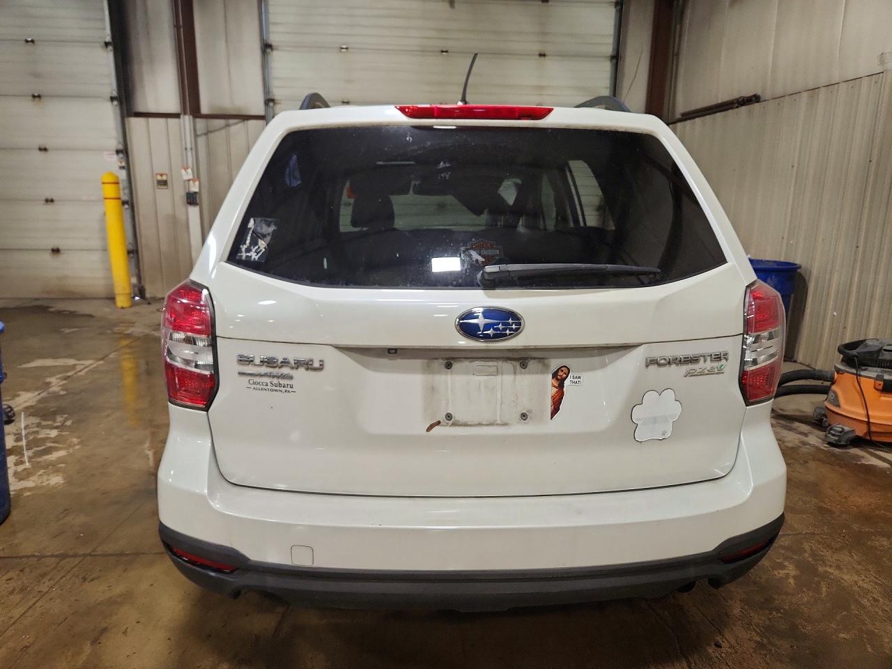 2014 Subaru Forester 2.5i Premium Белый vin: JF2SJAEC6EH421021