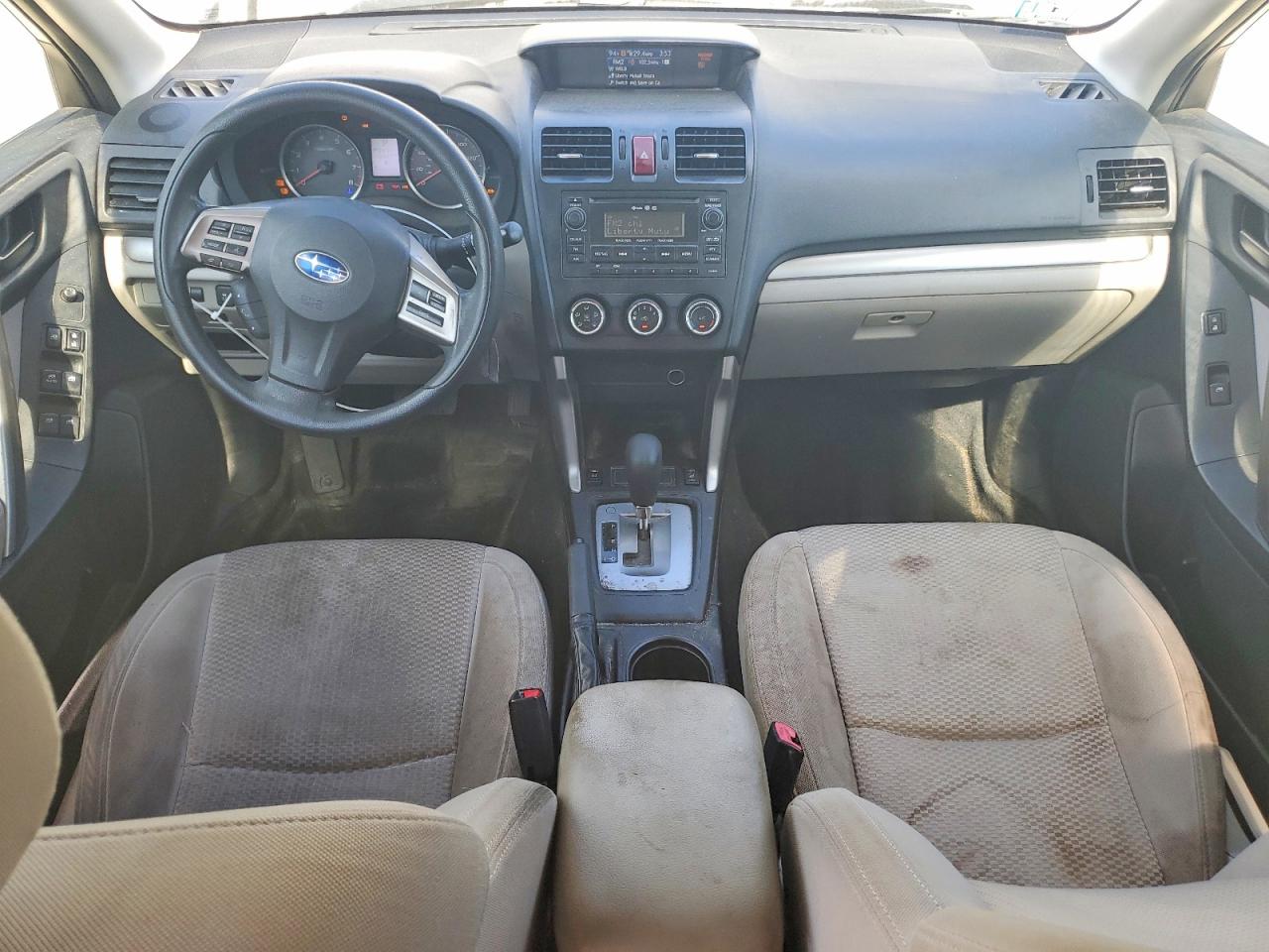 2014 Subaru Forester 2.5i Premium White vin: JF2SJAEC6EH423741