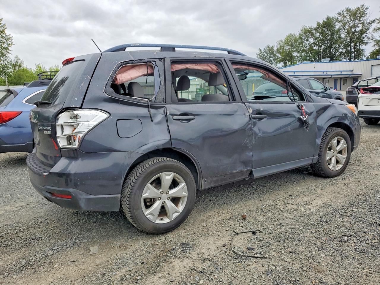 2014 Subaru Forester 2.5i Premium Blue vin: JF2SJAEC6EH446050