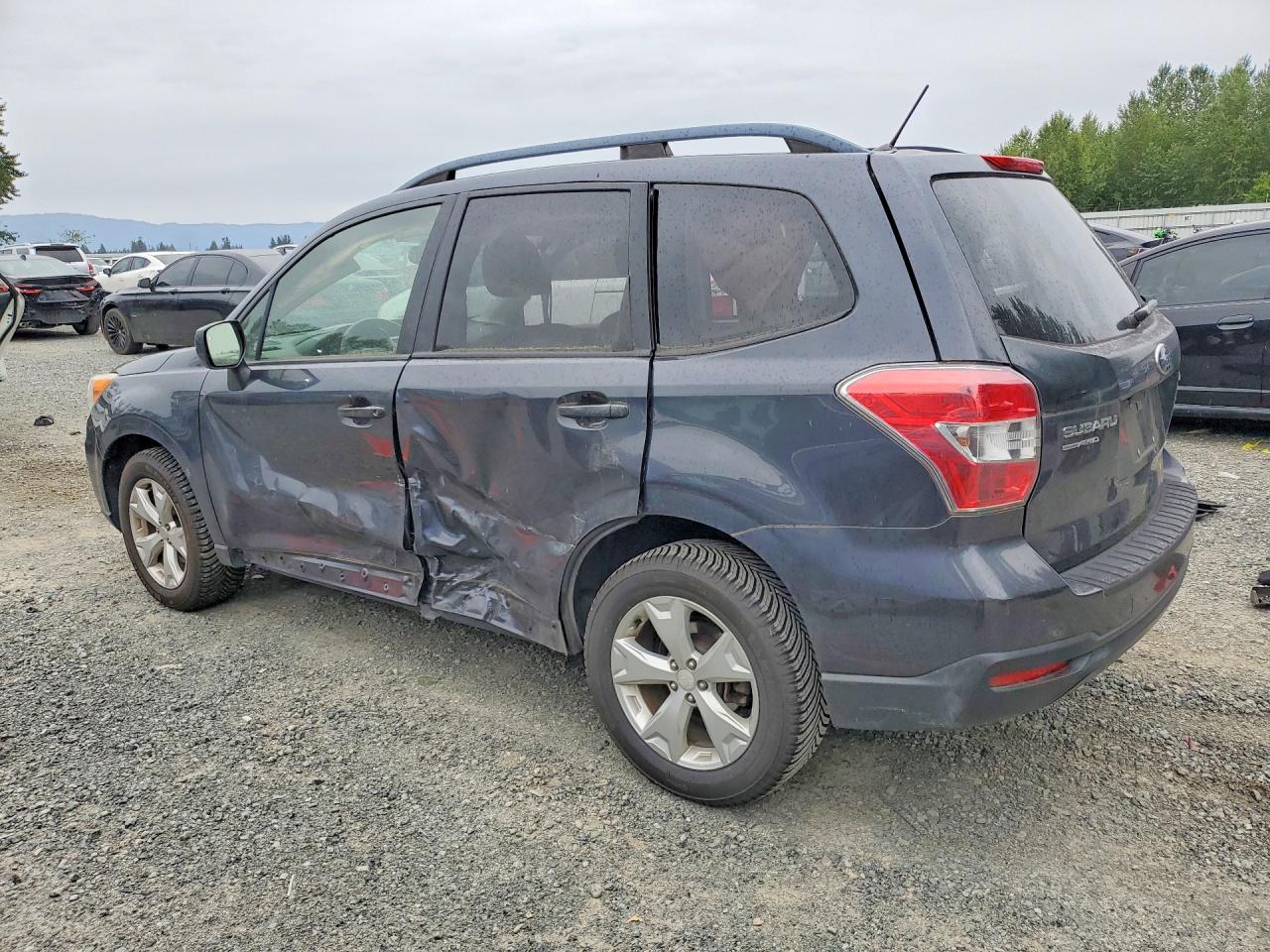2014 Subaru Forester 2.5i Premium Blue vin: JF2SJAEC6EH446050