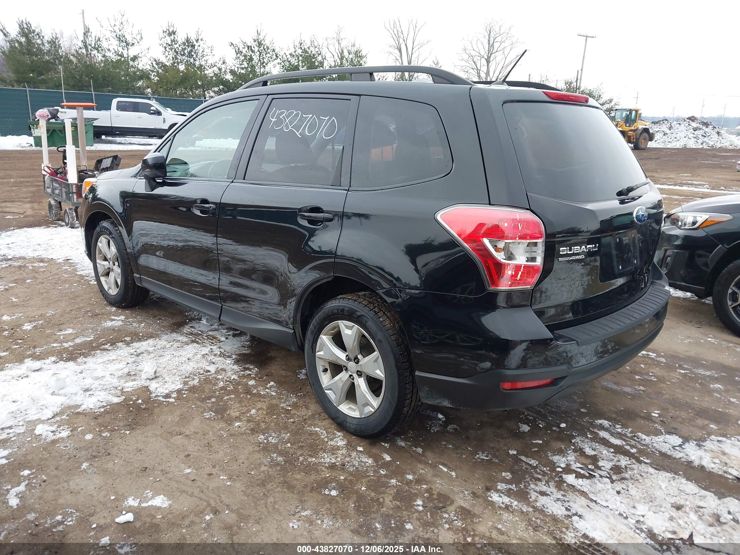 2014 Subaru Forester 2.5i Premium Black vin: JF2SJAEC6EH475581