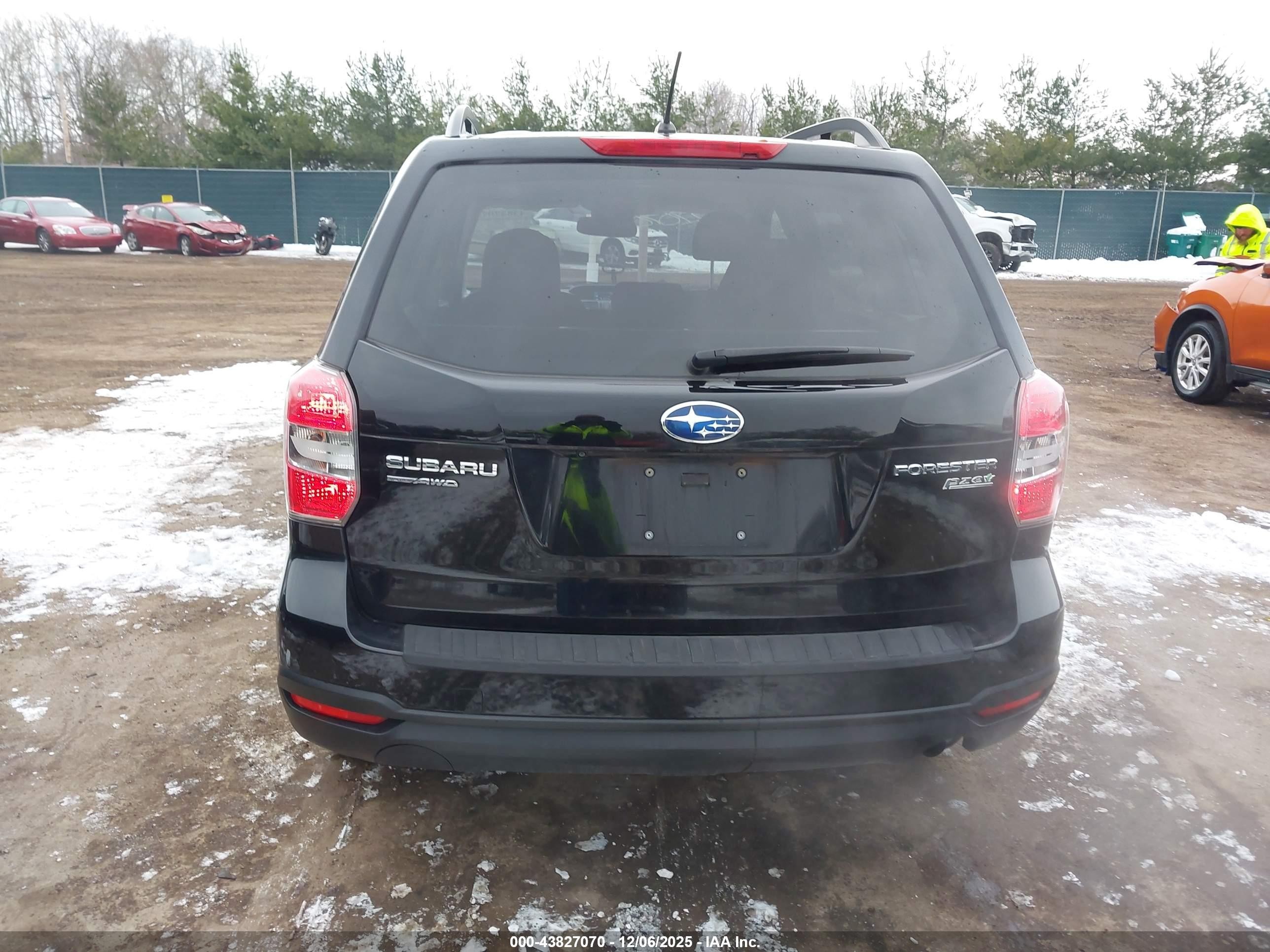 2014 Subaru Forester 2.5i Premium Black vin: JF2SJAEC6EH475581