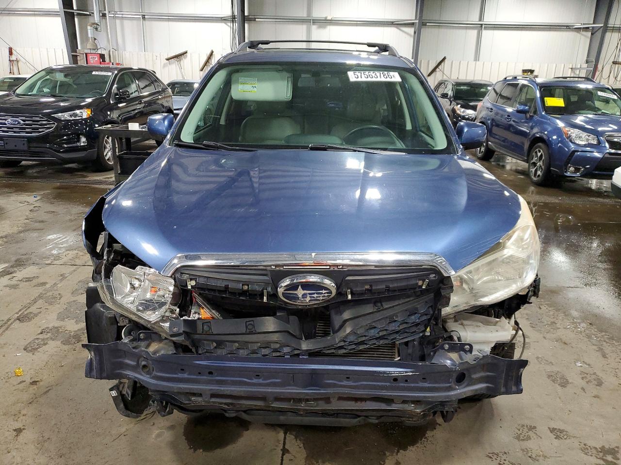 2014 Subaru Forester 2.5i Premium Blue vin: JF2SJAEC6EH487939