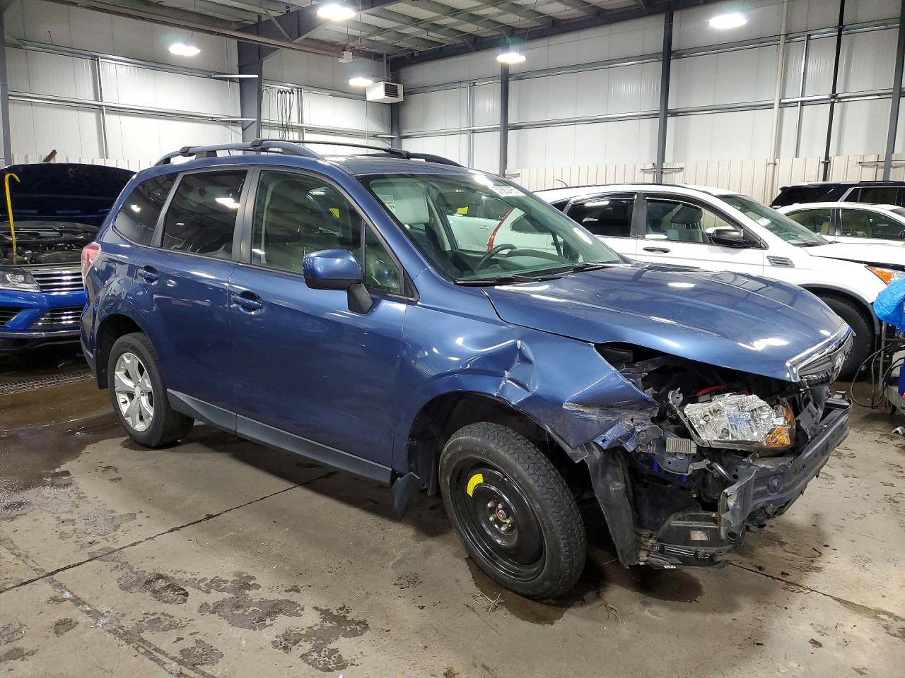 2014 Subaru Forester 2.5i Premium Blue vin: JF2SJAEC6EH487939