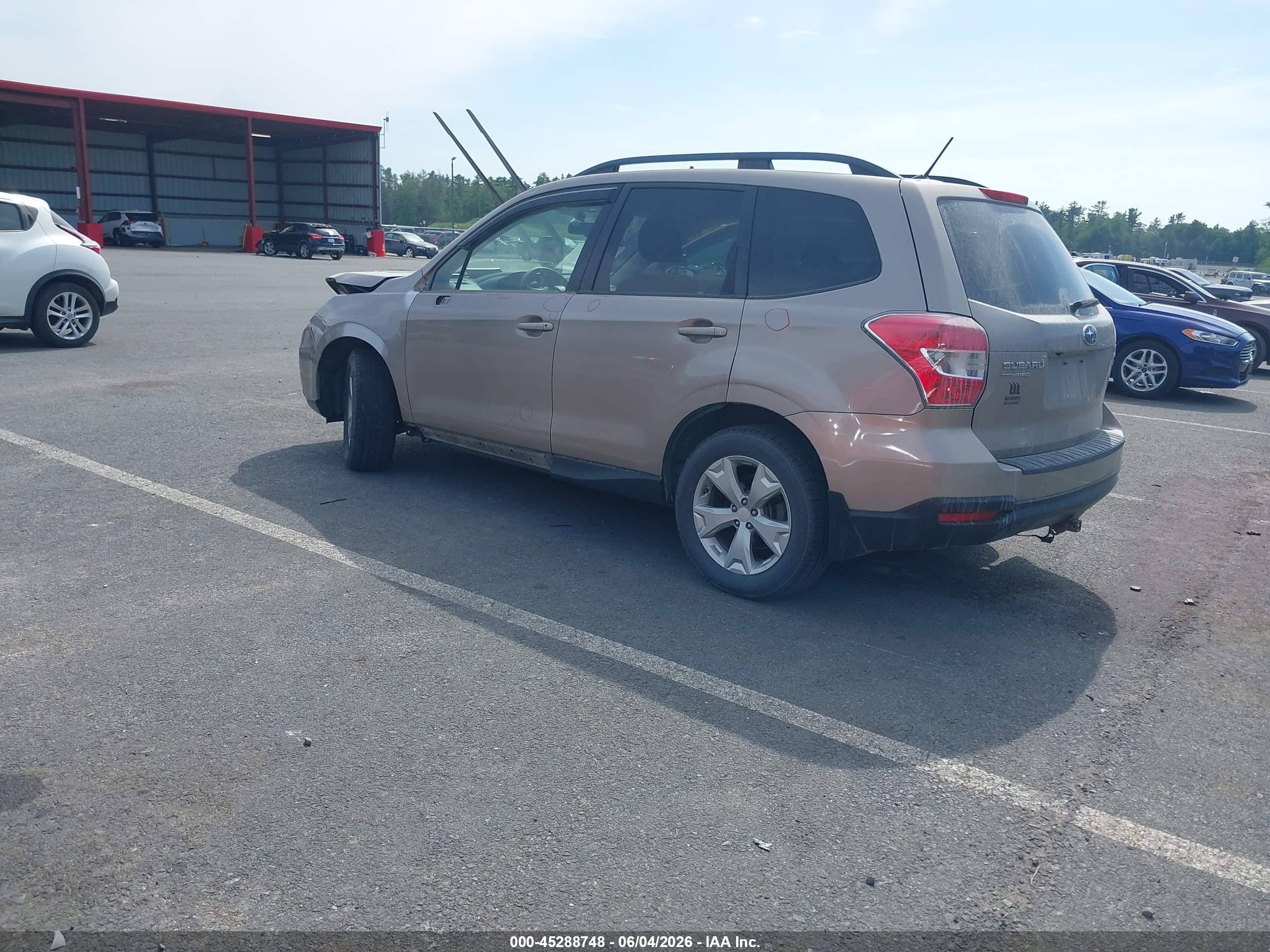 2014 Subaru Forester 2.5i Premium Brown vin: JF2SJAEC6EH521958