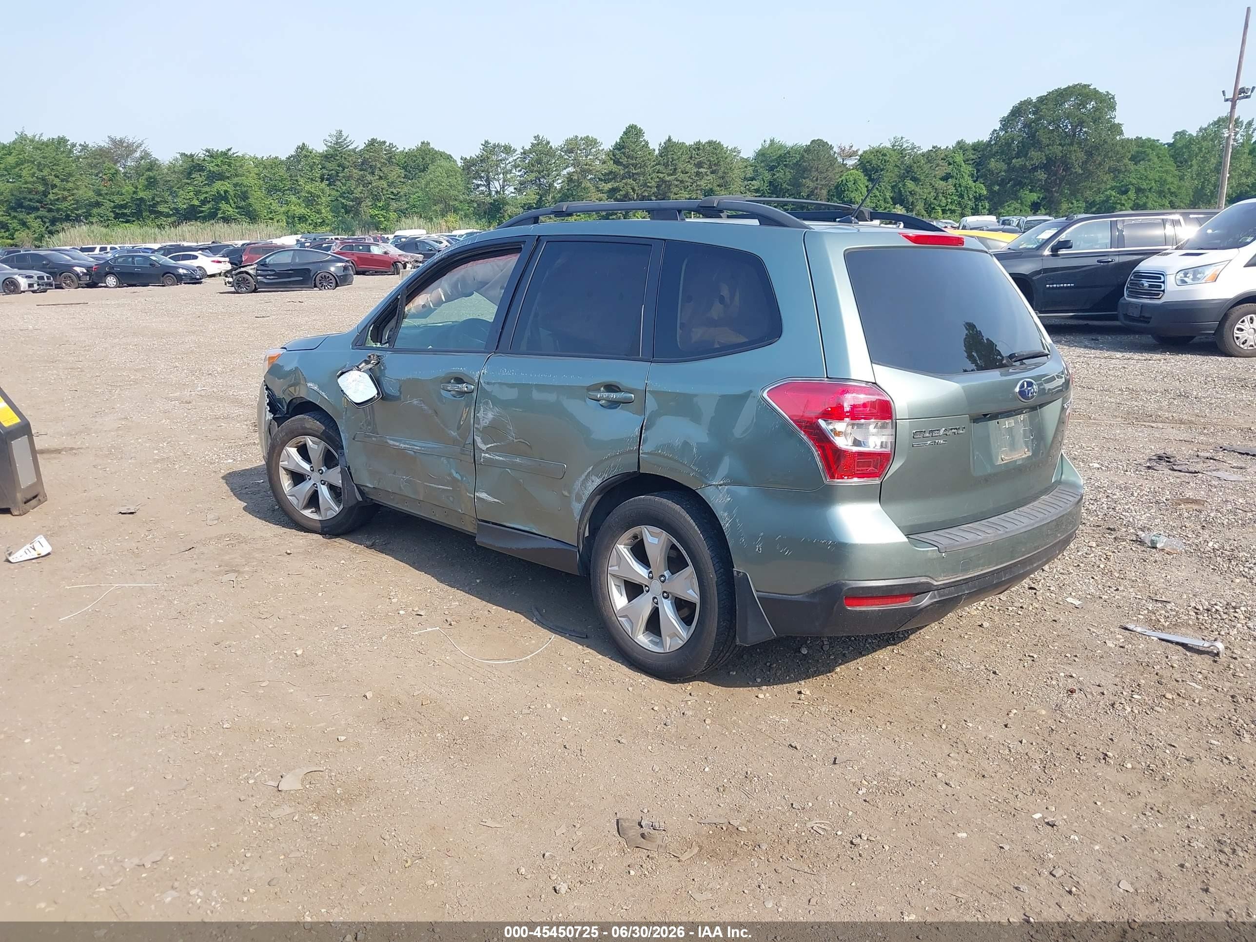 2014 Subaru Forester 2.5i Premium Green vin: JF2SJAEC6EH538386
