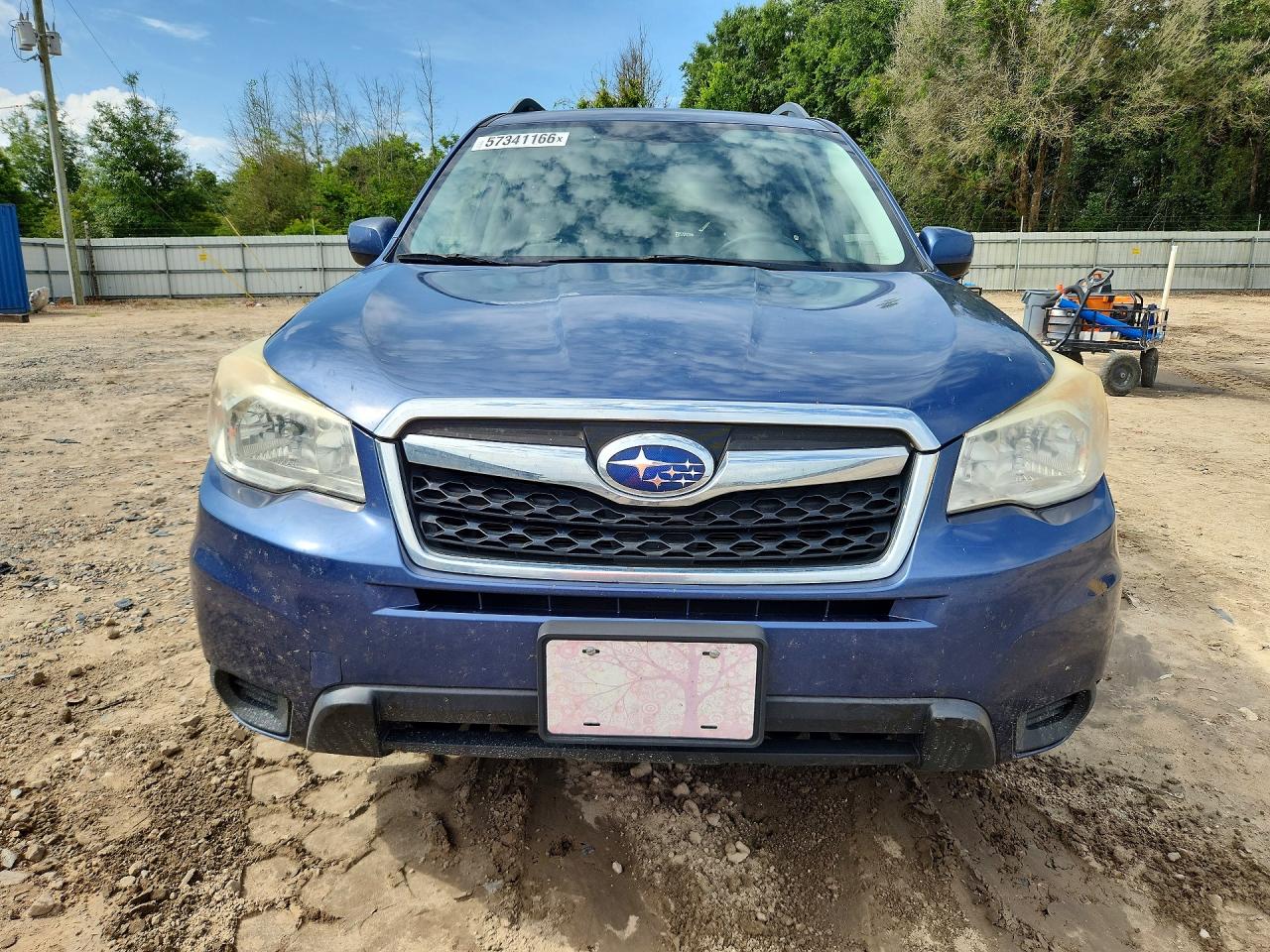 2014 Subaru Forester 2.5i Premium Blue vin: JF2SJAEC6EH538498