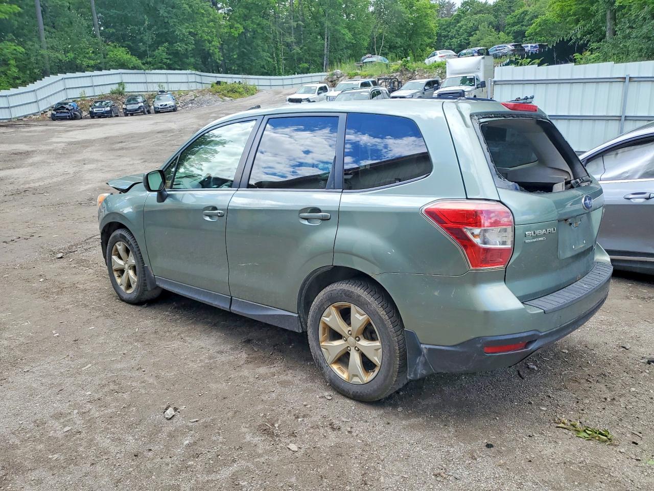 2014 Subaru Forester 2.5i Premium Green vin: JF2SJAEC6EH542972