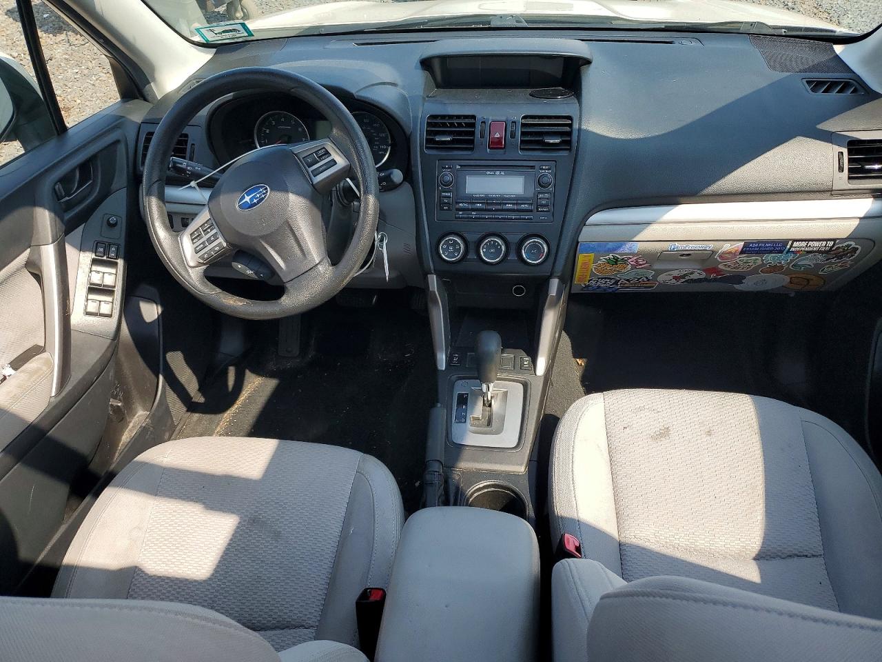 2014 Subaru Forester 2.5i Premium White vin: JF2SJAEC6EH550604