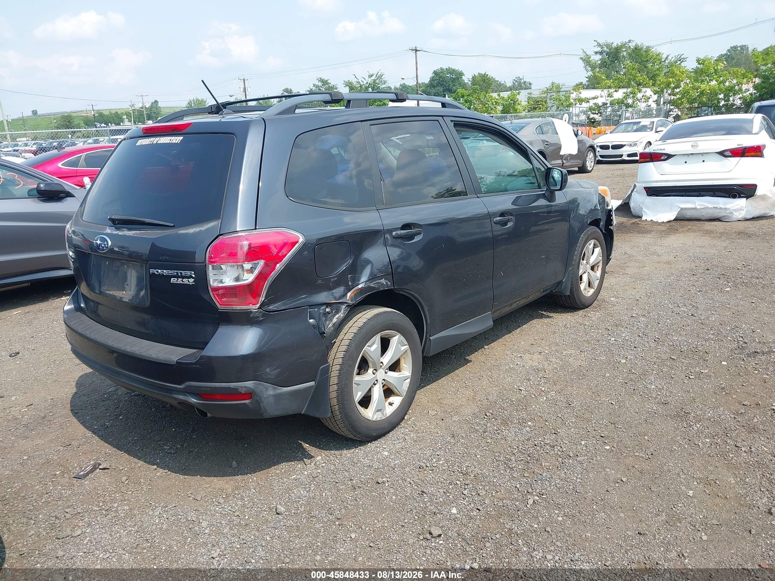 2014 Subaru Forester 2.5i Premium Dark Blue vin: JF2SJAEC7EH436904