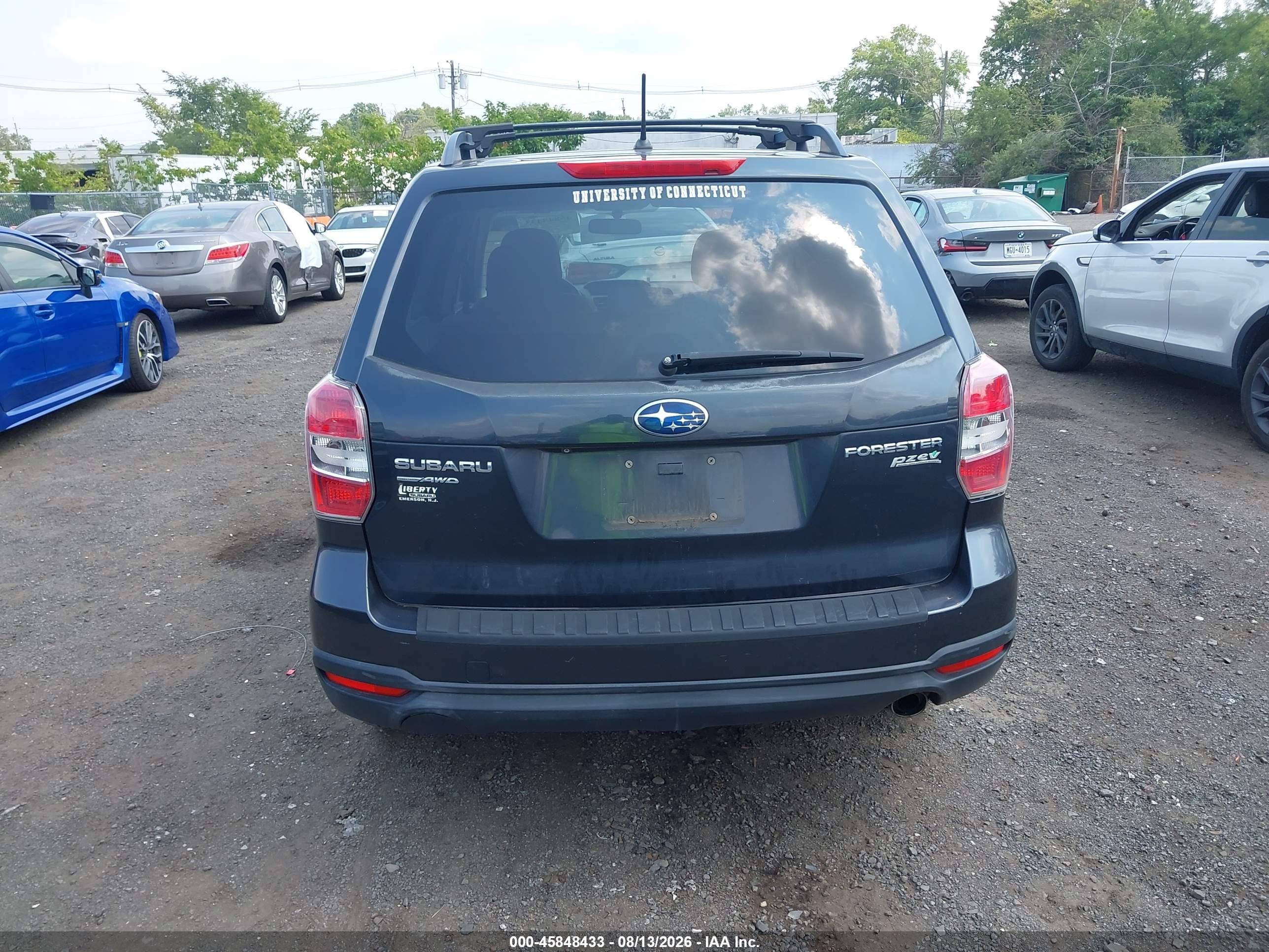2014 Subaru Forester 2.5i Premium Dark Blue vin: JF2SJAEC7EH436904