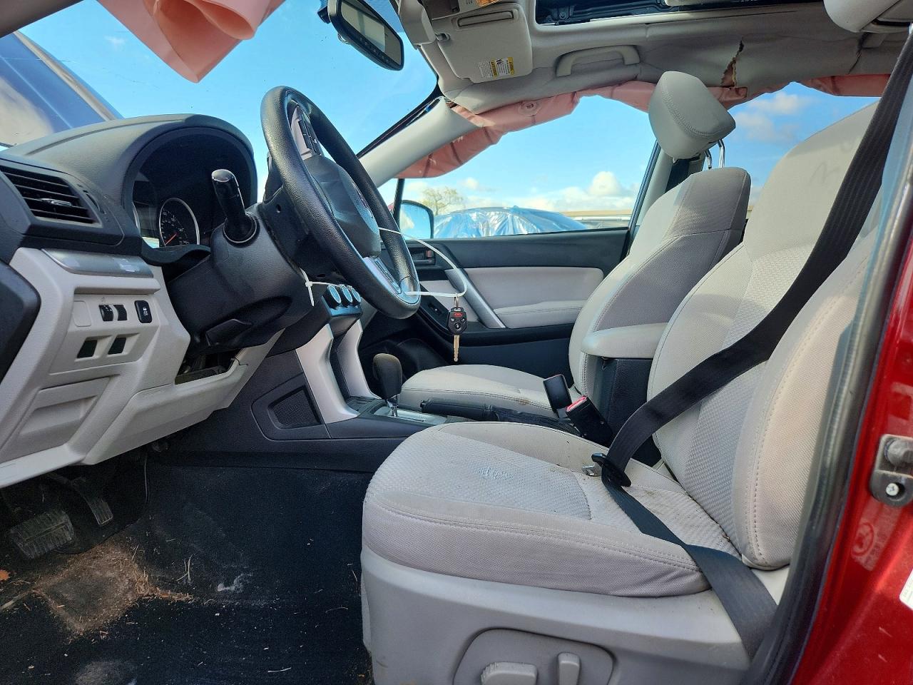 2014 Subaru Forester 2.5i Premium Red vin: JF2SJAEC7EH440421