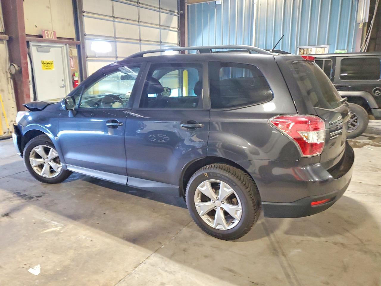 2014 Subaru Forester 2.5i Premium Gray vin: JF2SJAEC7EH462841