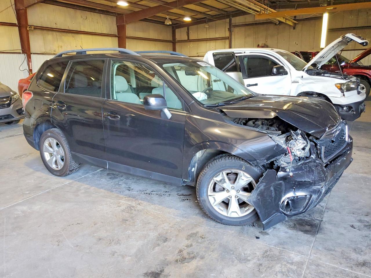 2014 Subaru Forester 2.5i Premium Gray vin: JF2SJAEC7EH462841