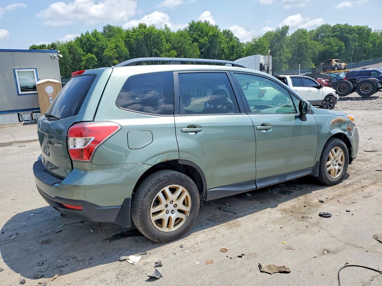 2014 Subaru Forester 2.5i Premium Бирюзовый vin: JF2SJAEC7EH469451