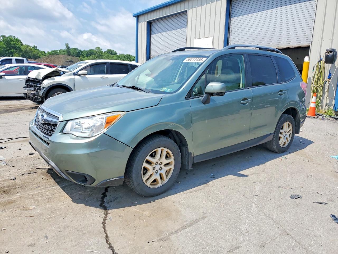2014 Subaru Forester 2.5i Premium Teal vin: JF2SJAEC7EH469451