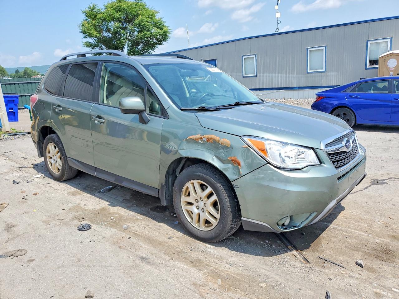 2014 Subaru Forester 2.5i Premium Бирюзовый vin: JF2SJAEC7EH469451