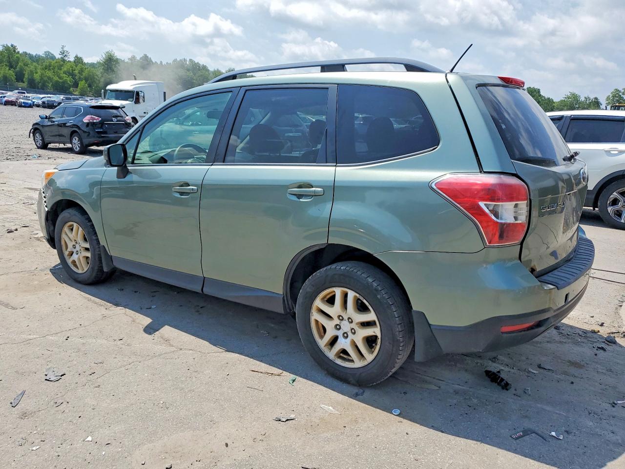 2014 Subaru Forester 2.5i Premium Бирюзовый vin: JF2SJAEC7EH469451