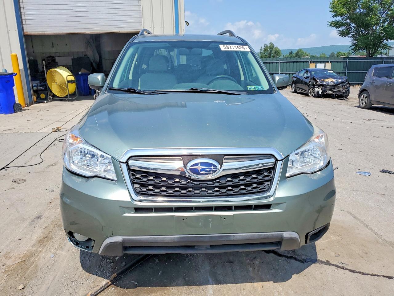 2014 Subaru Forester 2.5i Premium Бирюзовый vin: JF2SJAEC7EH469451