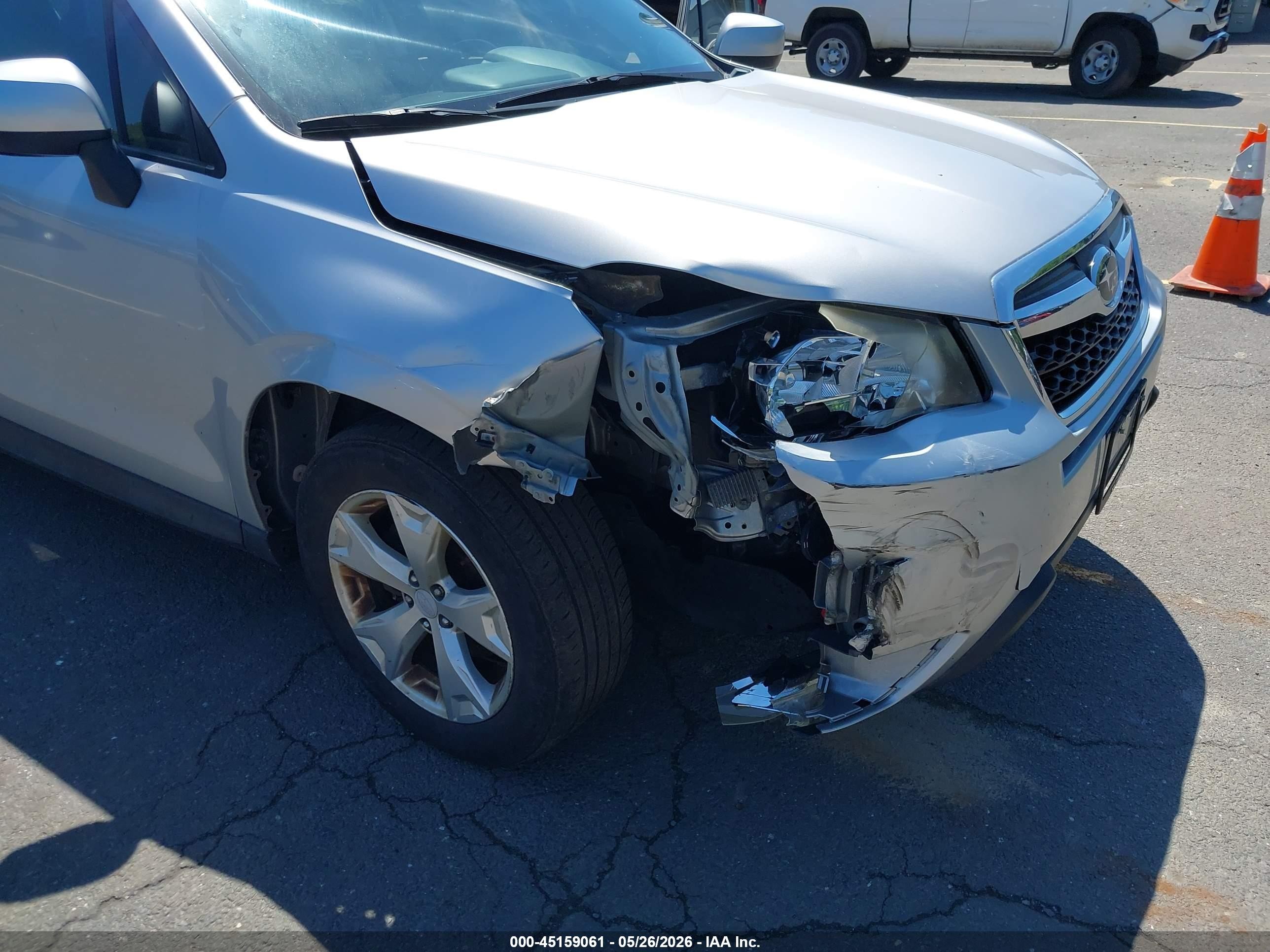 2014 Subaru Forester 2.5i Premium Silver vin: JF2SJAEC7EH509852