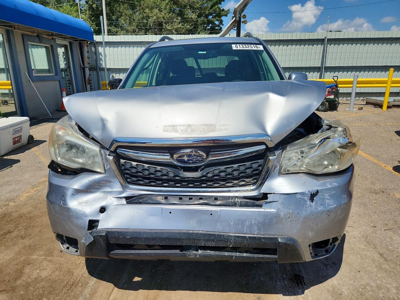 2014 Subaru Forester 2.5i Premium Серебряный vin: JF2SJAEC7EH529647