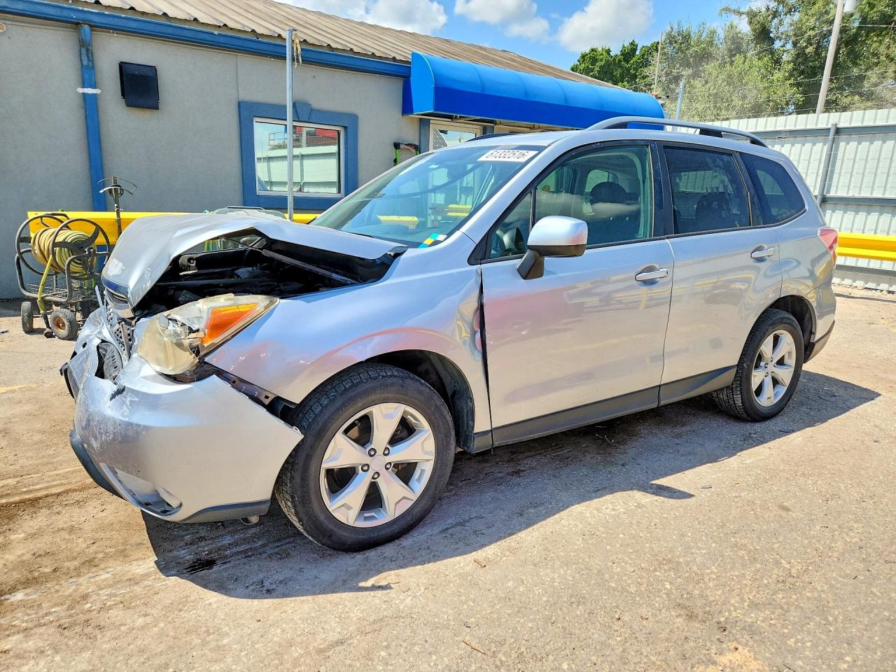 2014 Subaru Forester 2.5i Premium Серебряный vin: JF2SJAEC7EH529647