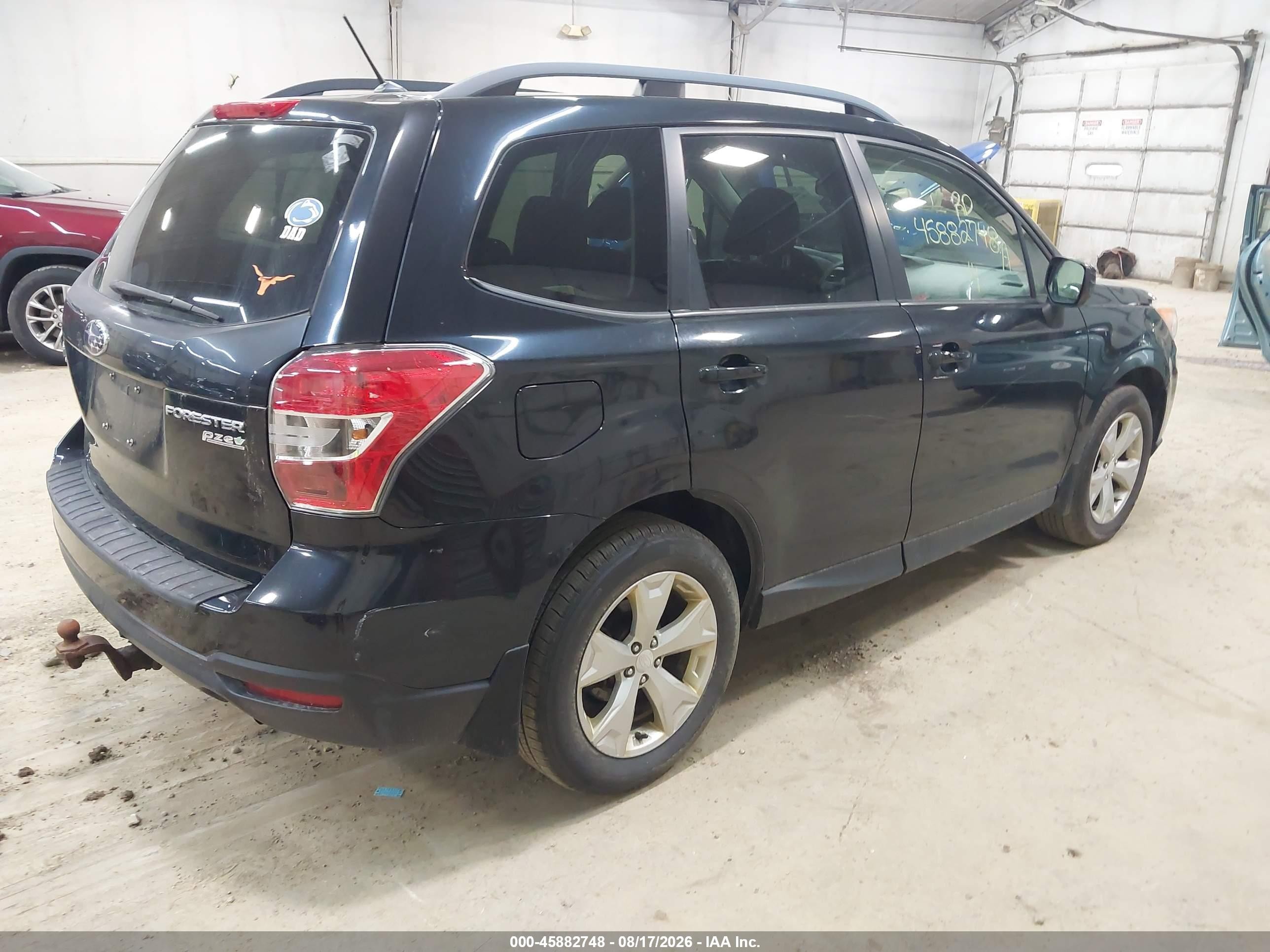 2014 Subaru Forester 2.5i Premium Black vin: JF2SJAEC7EH557383
