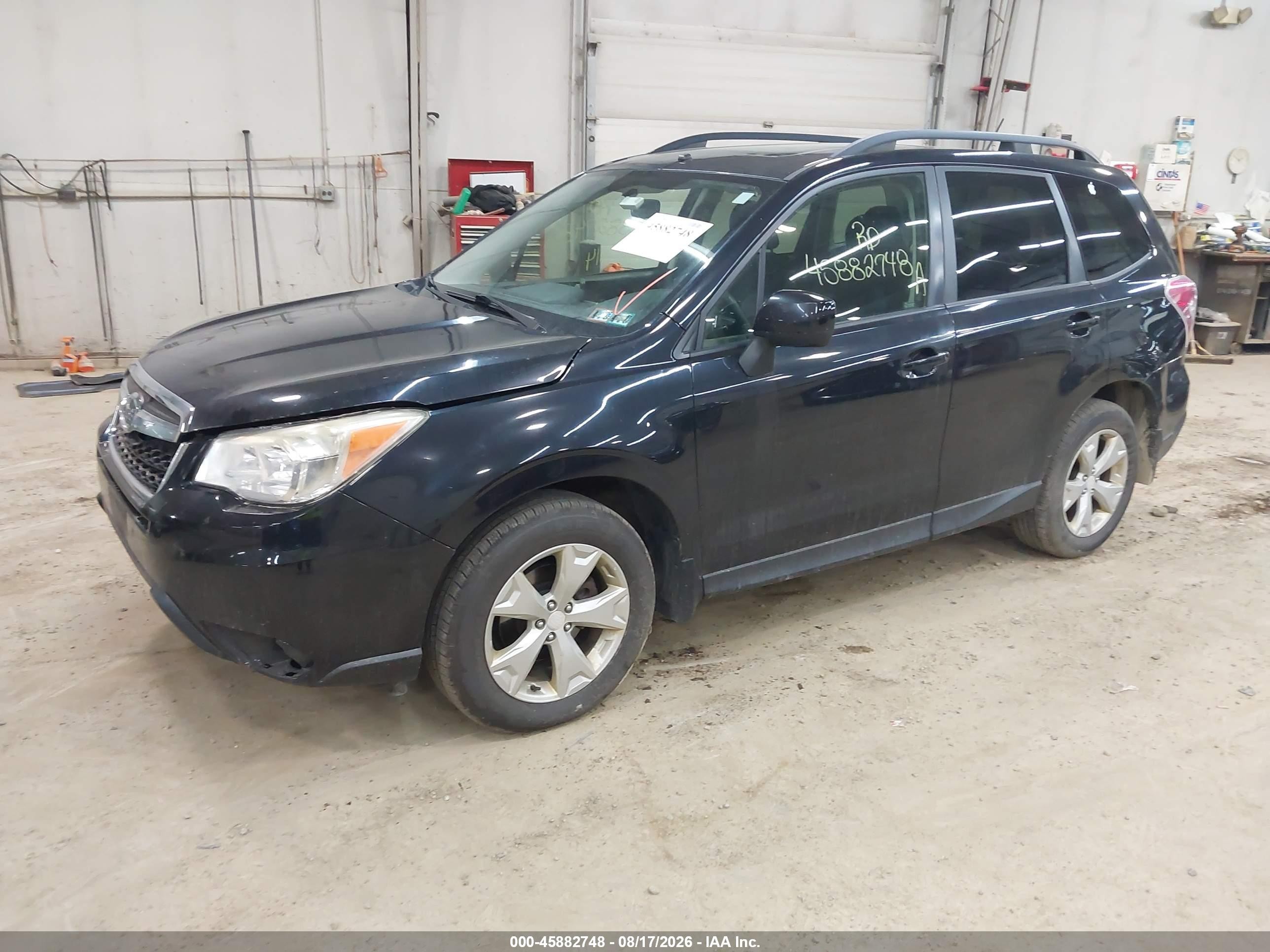 2014 Subaru Forester 2.5i Premium Black vin: JF2SJAEC7EH557383