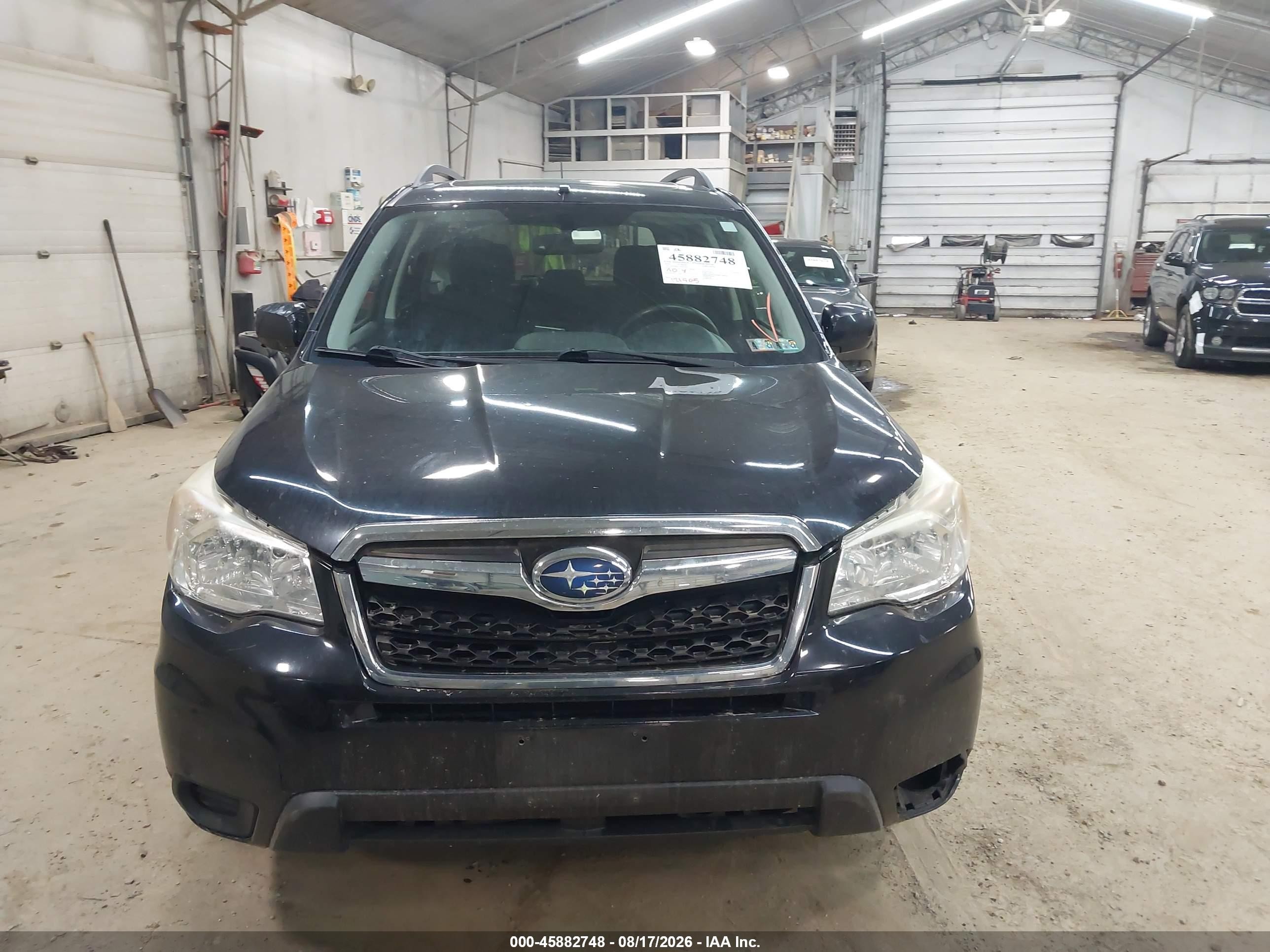 2014 Subaru Forester 2.5i Premium Black vin: JF2SJAEC7EH557383